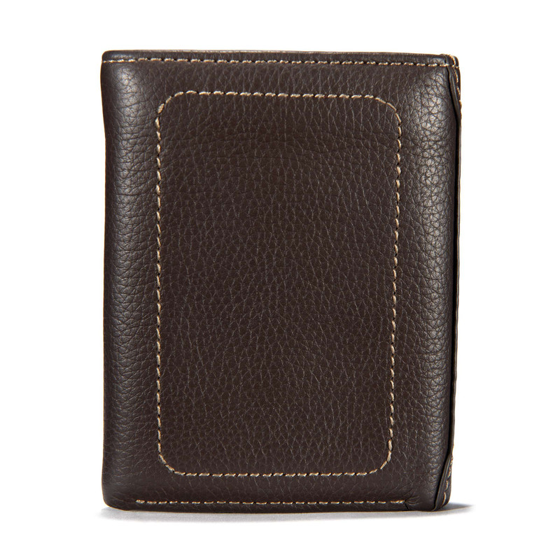 Milled Pebble Trifold Wallet 3