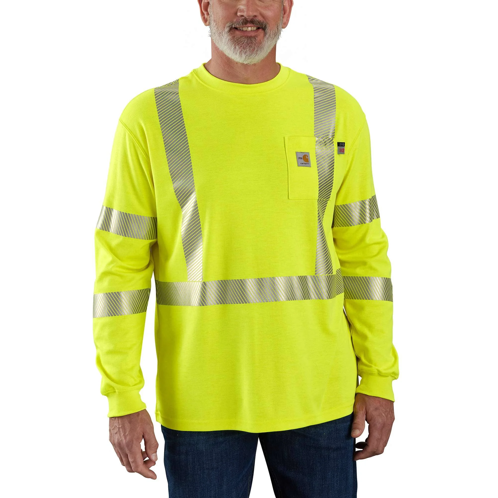 FR HV Force Loose LS Class 3 T-Shirt - 1