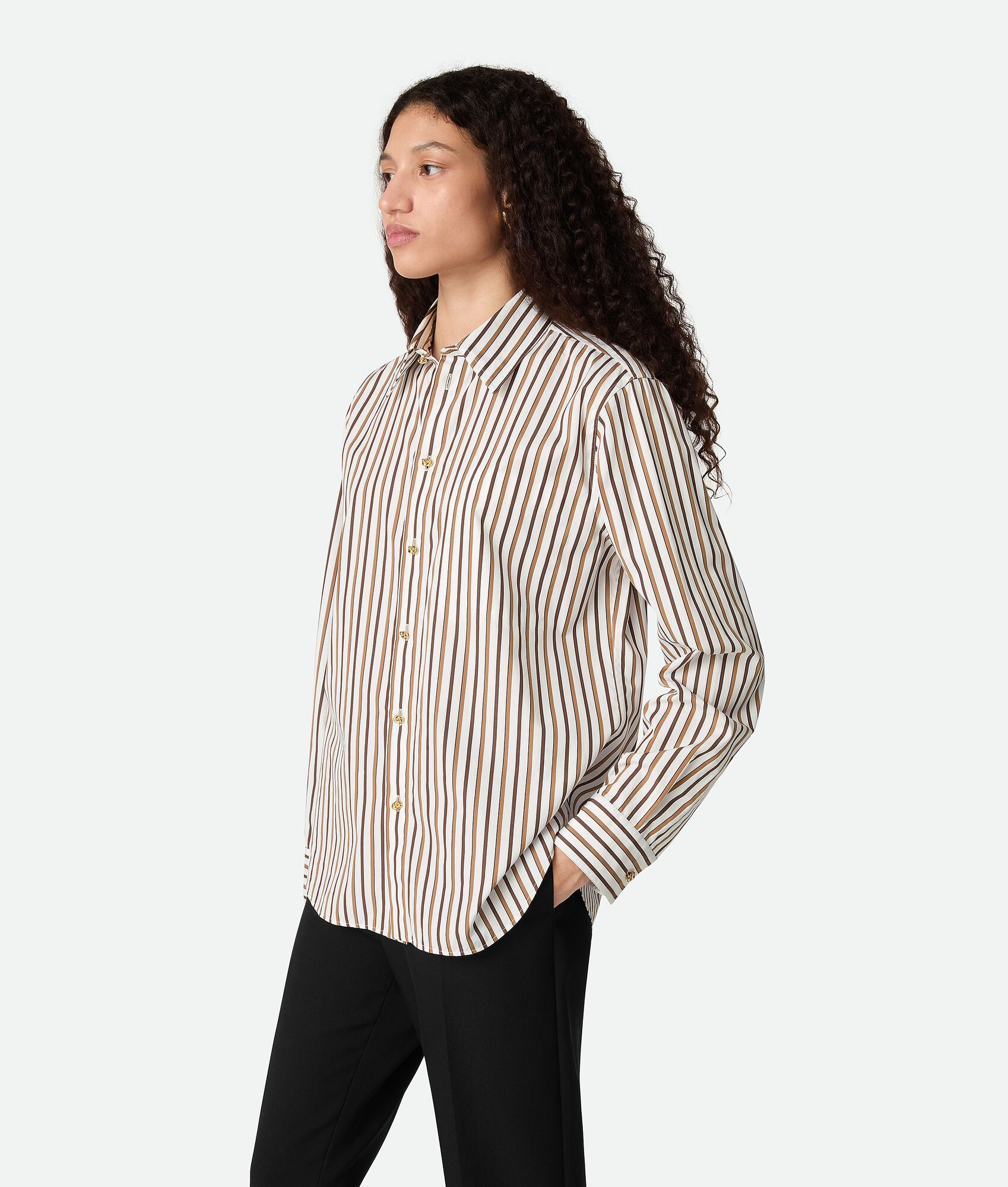 Striped Cotton Poplin Shirt - 2