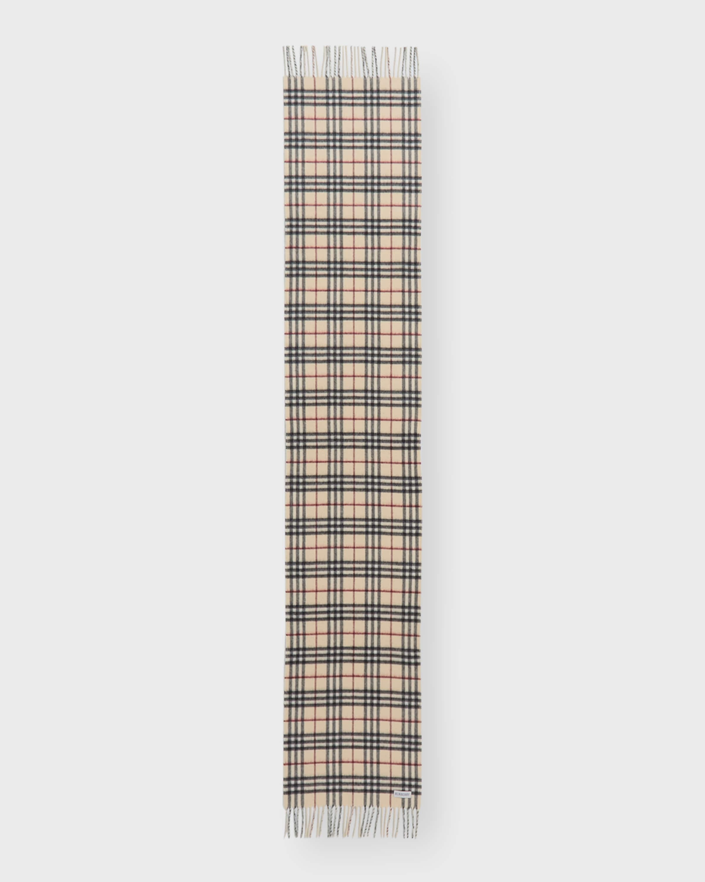 Vintage Check Cashmere Scarf - 1