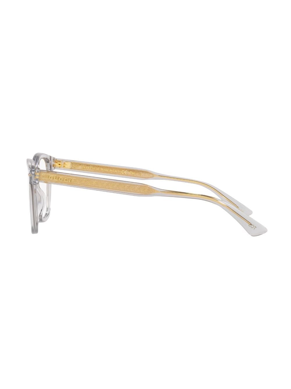 GC001837 gold-trim optical glasses - 4