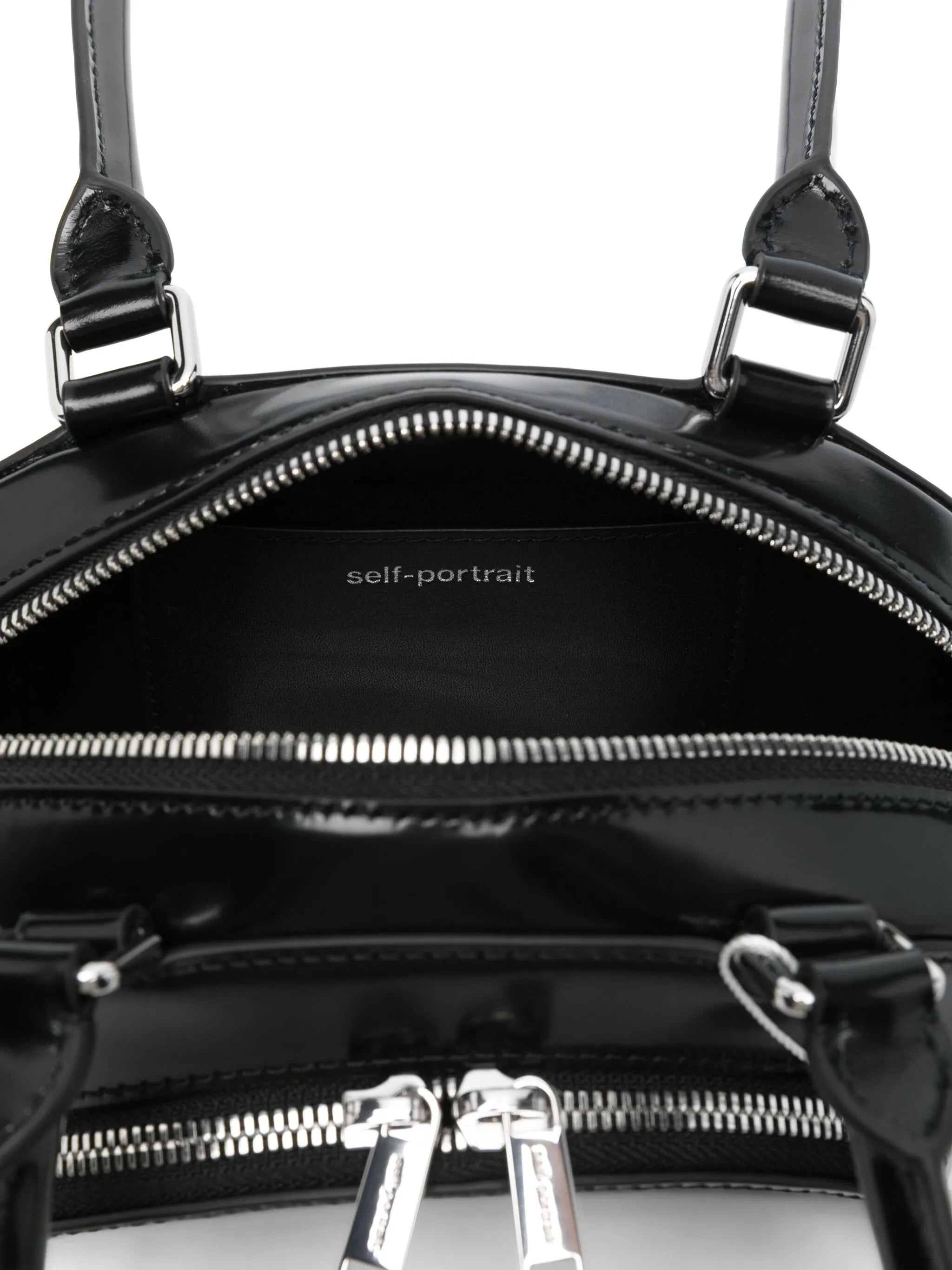 Self Portrait Curved Charm Shoulder Bag - 2