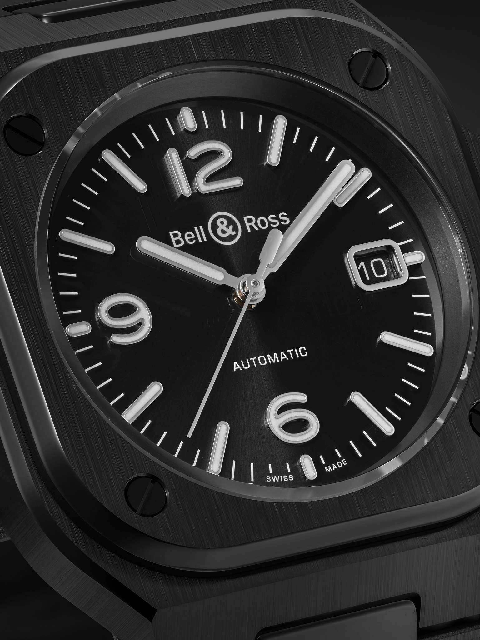 BR 05 Automatic 41mm Ceramic and PVD Watch, Ref. No. BR05A-BL-CE/SCE - 6