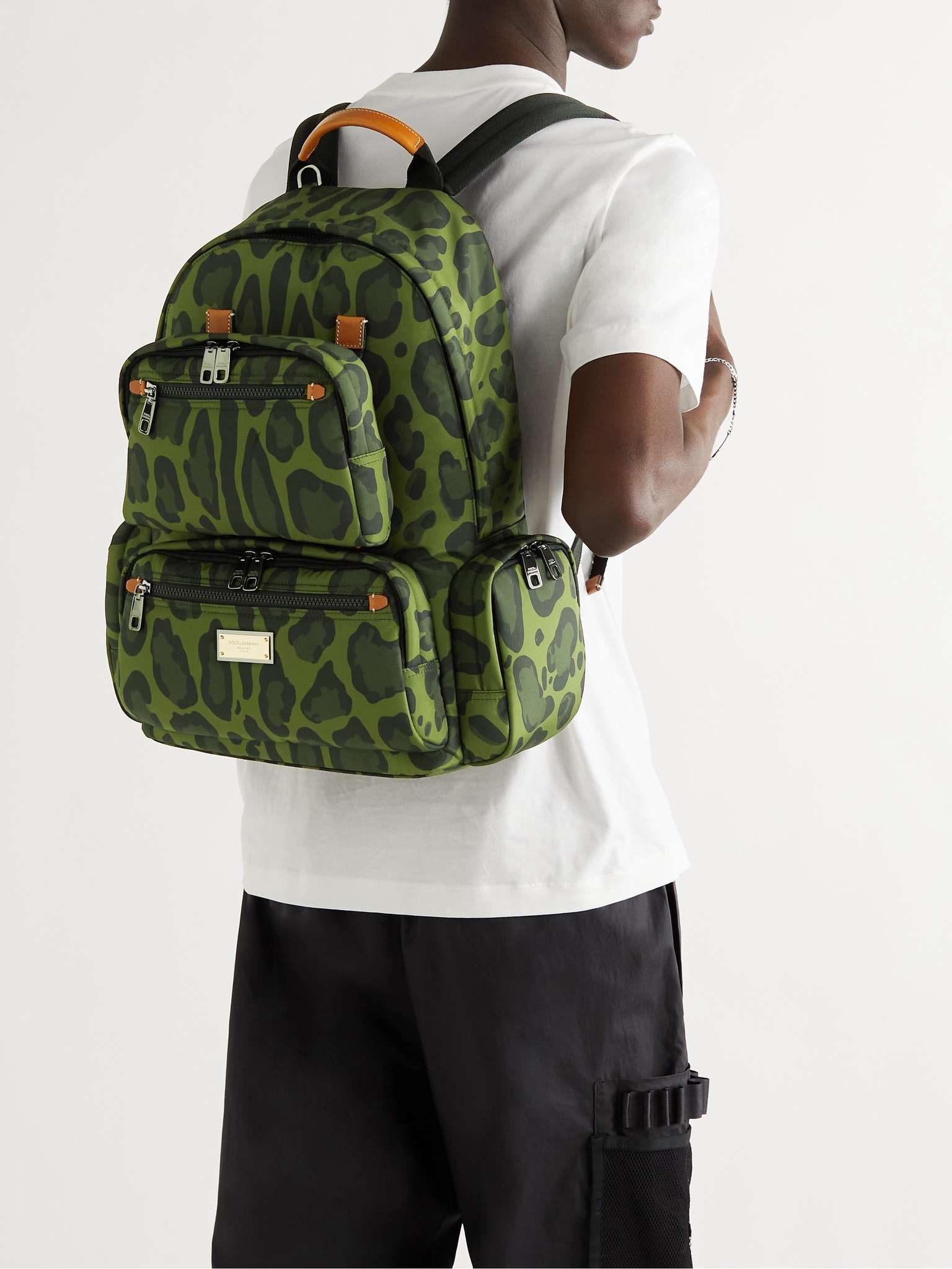 Leopard-Print Shell Backpack - 2