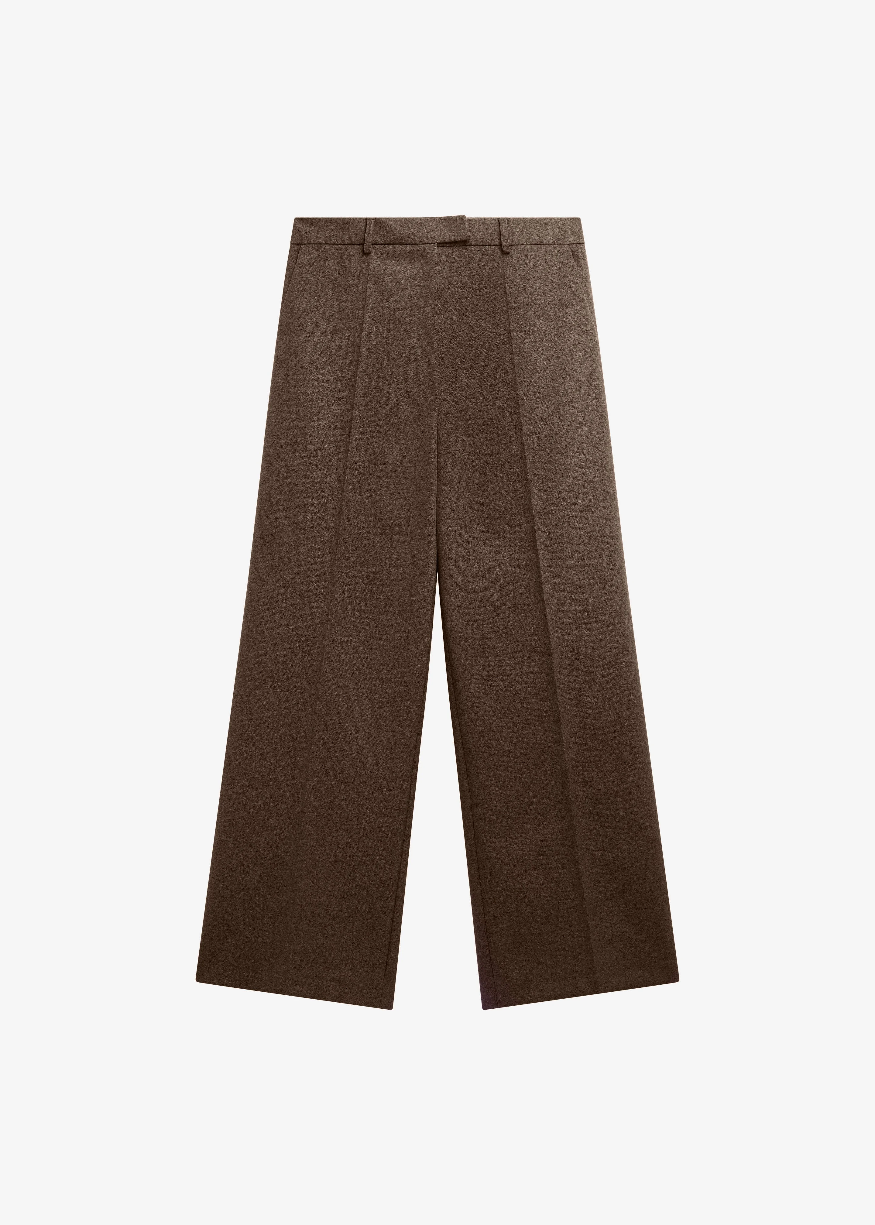 Brickell Flannel Trousers - Mocha - 1