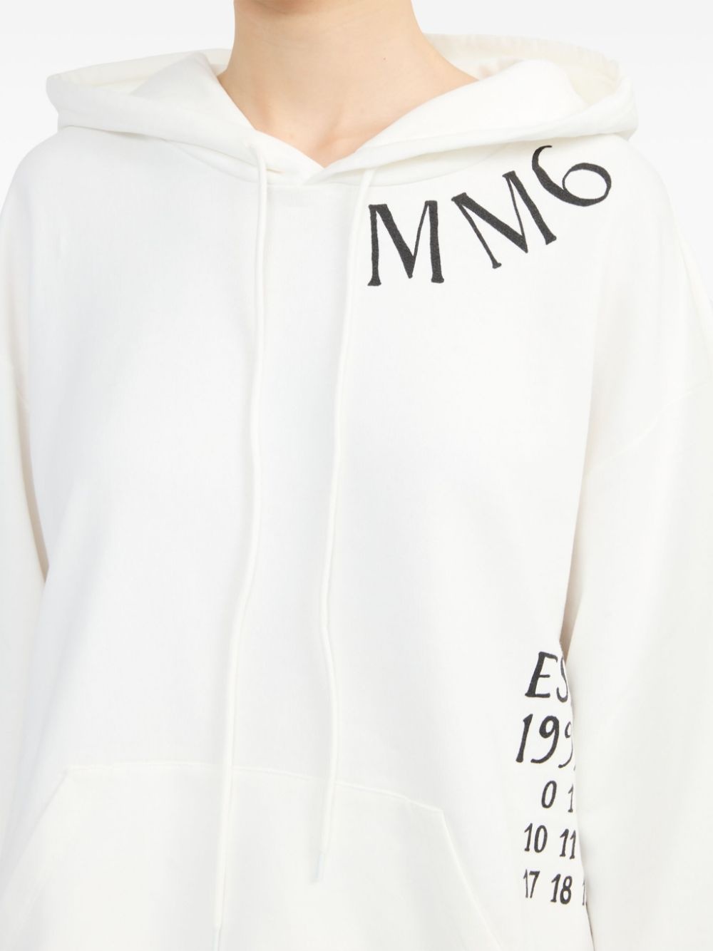 logo-print hoodie - 7