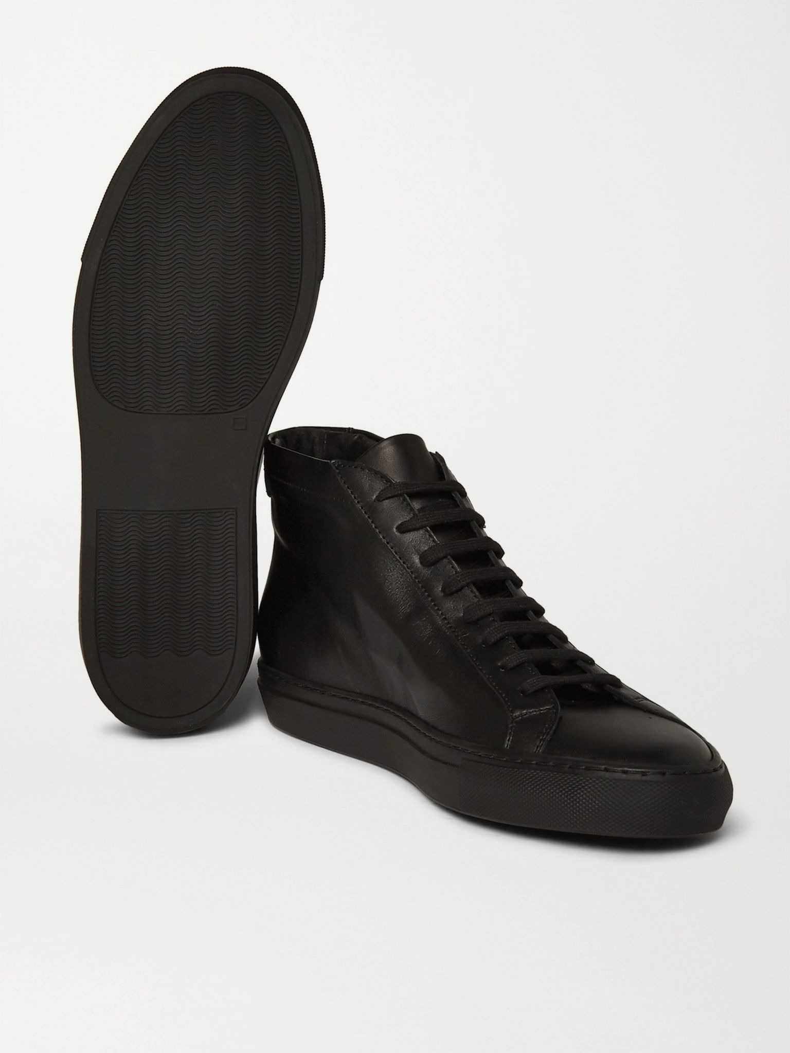 Original Achilles Leather High-Top Sneakers Black - 6