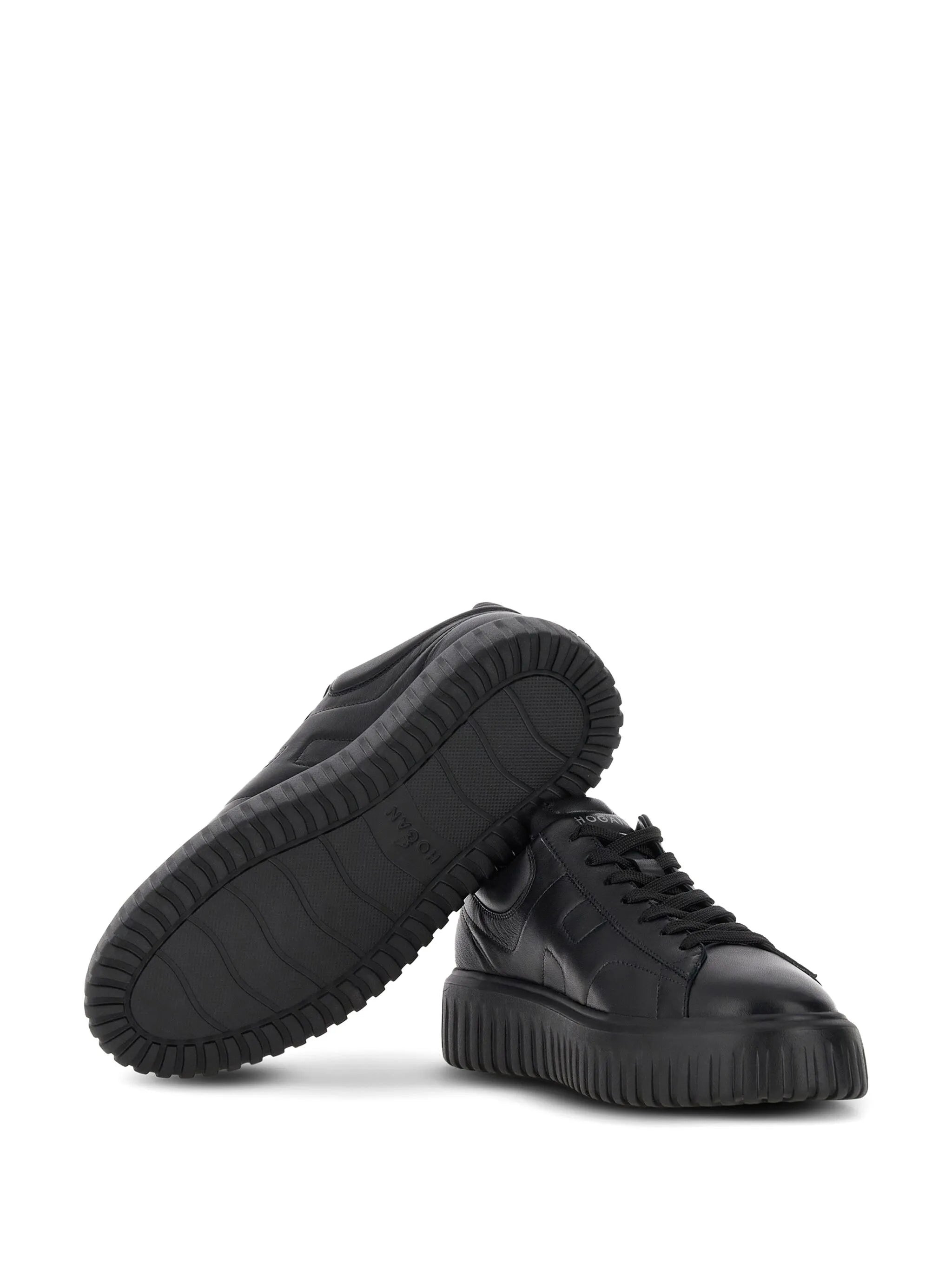 Hogan H-Stripes Leather Sneakers - 5