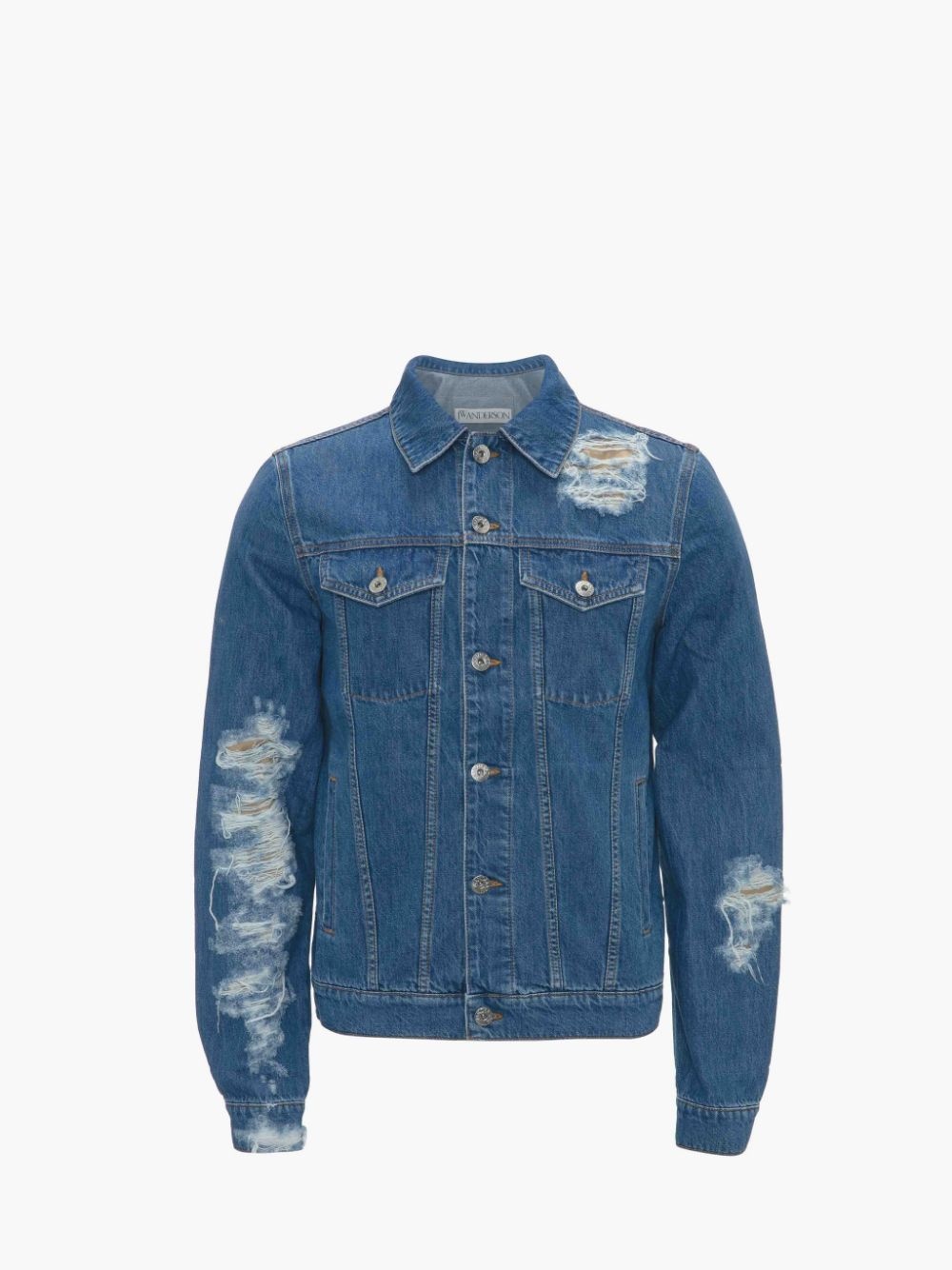 DISTRESSED DENIM JACKET - 1