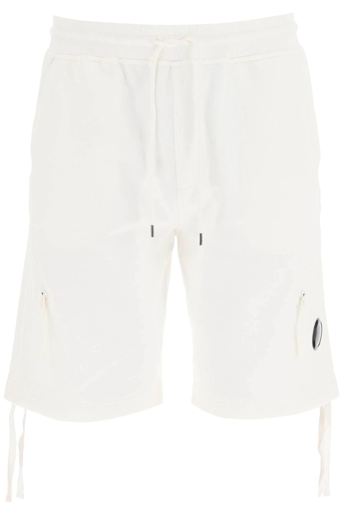 DIAGONAL RAISED FLEECE SHORTS - 1