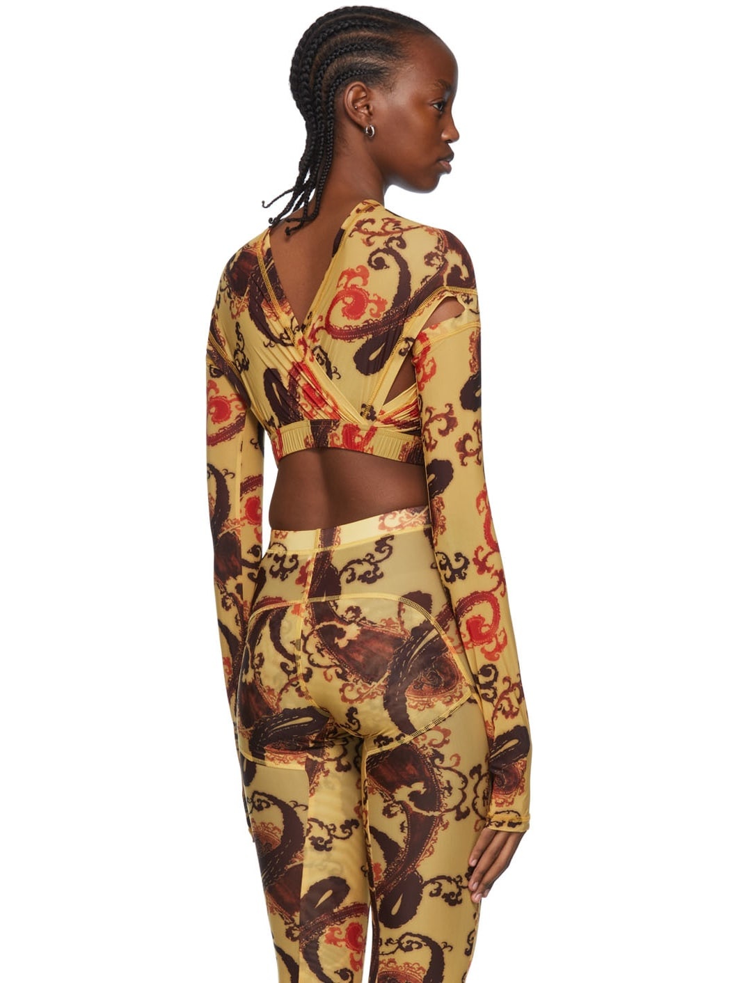 Yellow Anti-Cross Blouse - 3