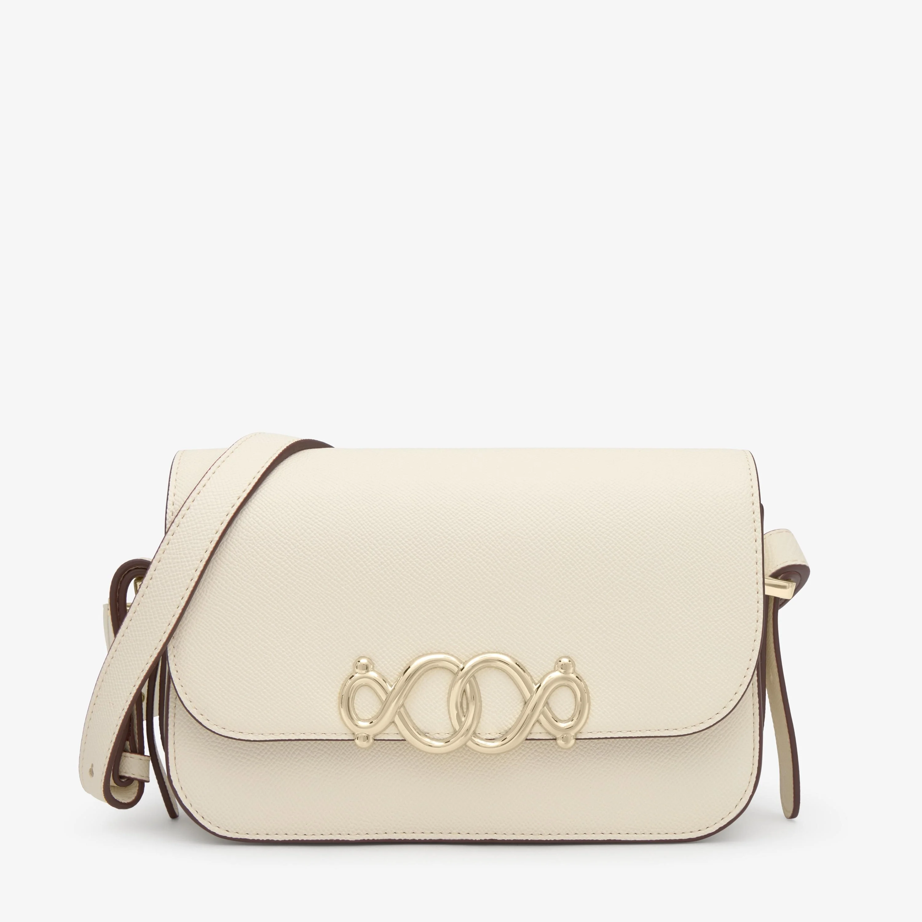Medium beige Flap crossbody bag TOUS Infinity - 1