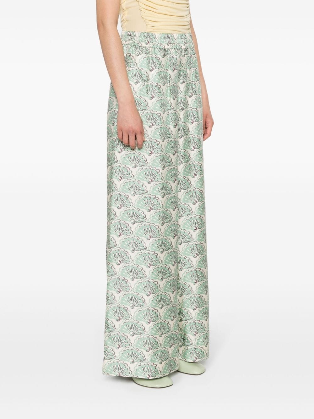 high-waist palazzo pants - 3