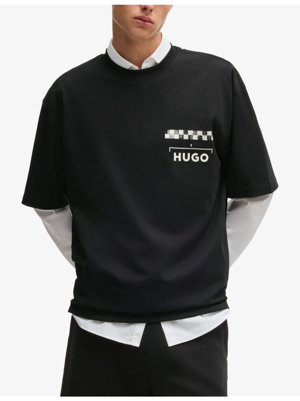 Branded-print short-sleeved cotton-jersey T-shirt - 3