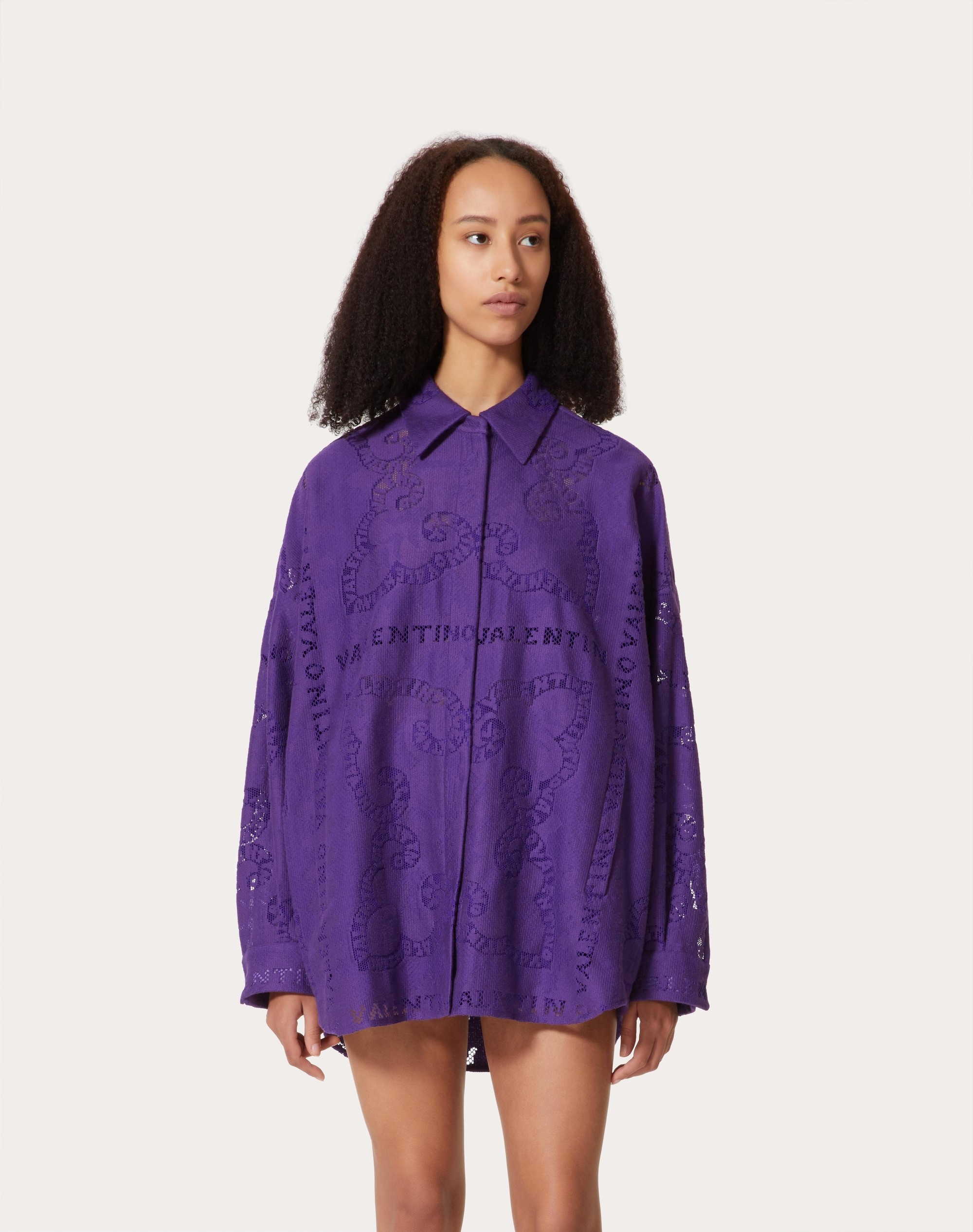 COTTON GUIPURE LACE OVERSHIRT - 3