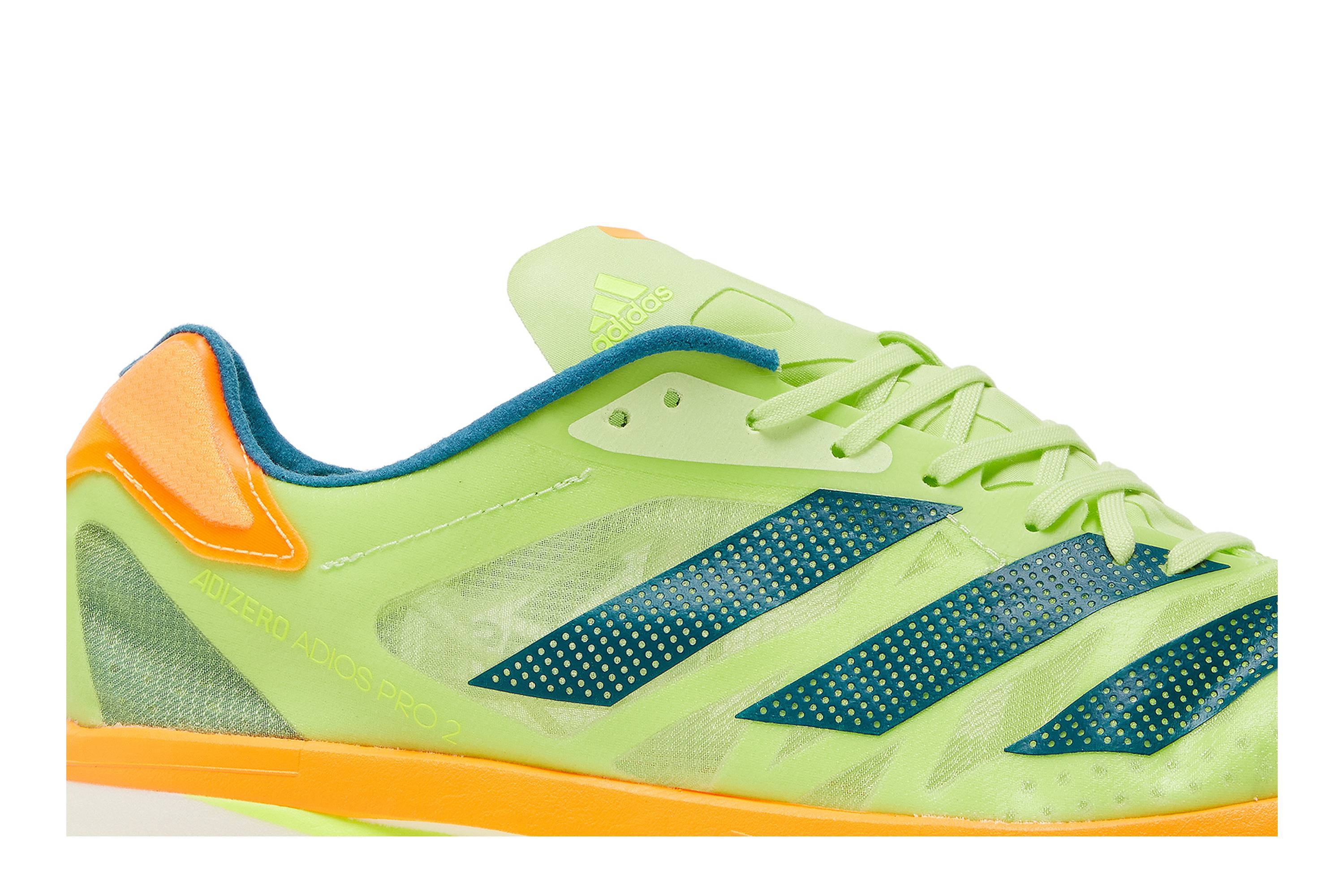 Adizero Adios Pro 2 'Pulse Lime Flash Orange' - 2