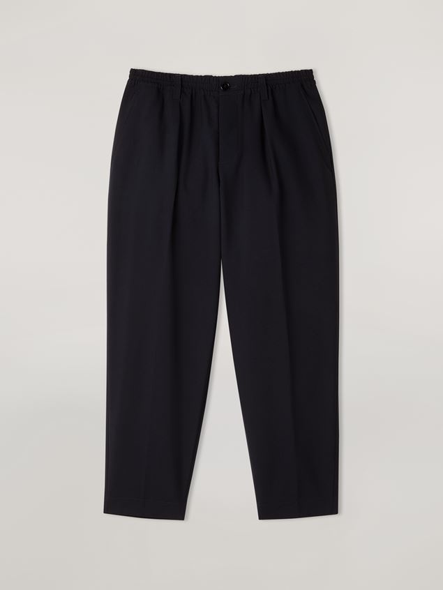COOL WOOL PANTS WITH PUCKERED WAIST AND SOFT LEG - 5