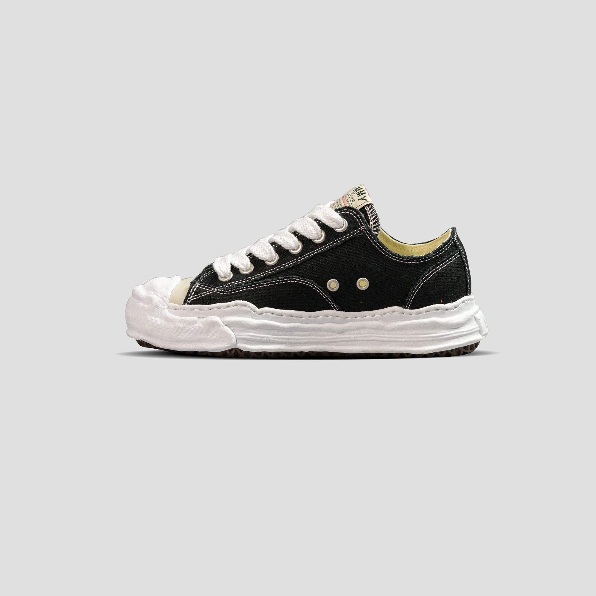 HANK OG SOLE CANVAS LOW TOP SNEAKERS - 4