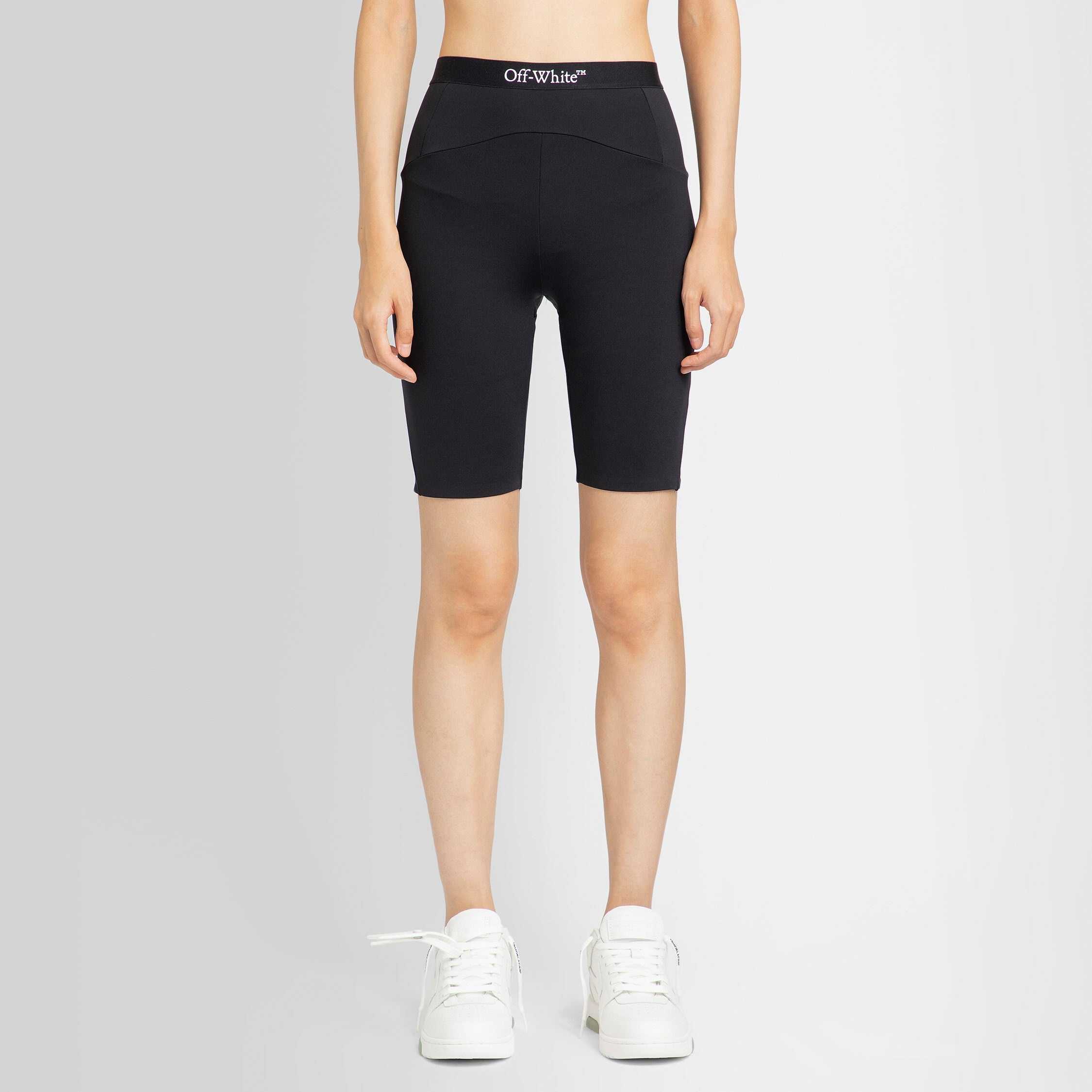 OFF-WHITE WOMAN BLACK SHORTS - 5