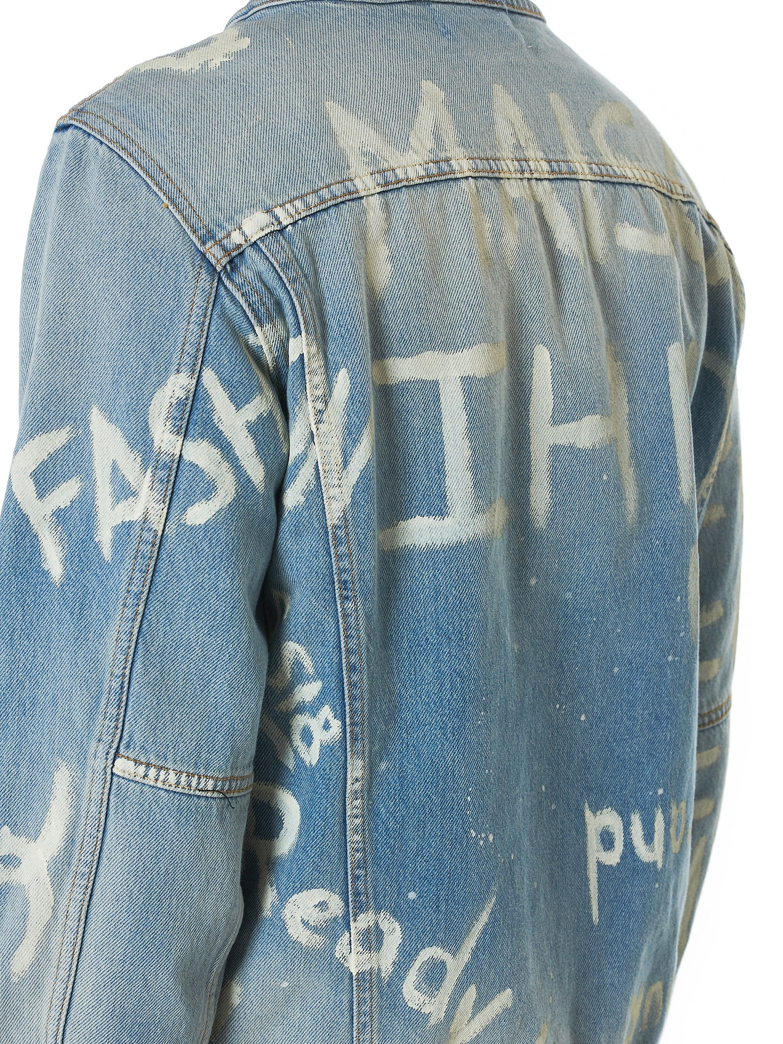 Printed Denim Jacket - 5