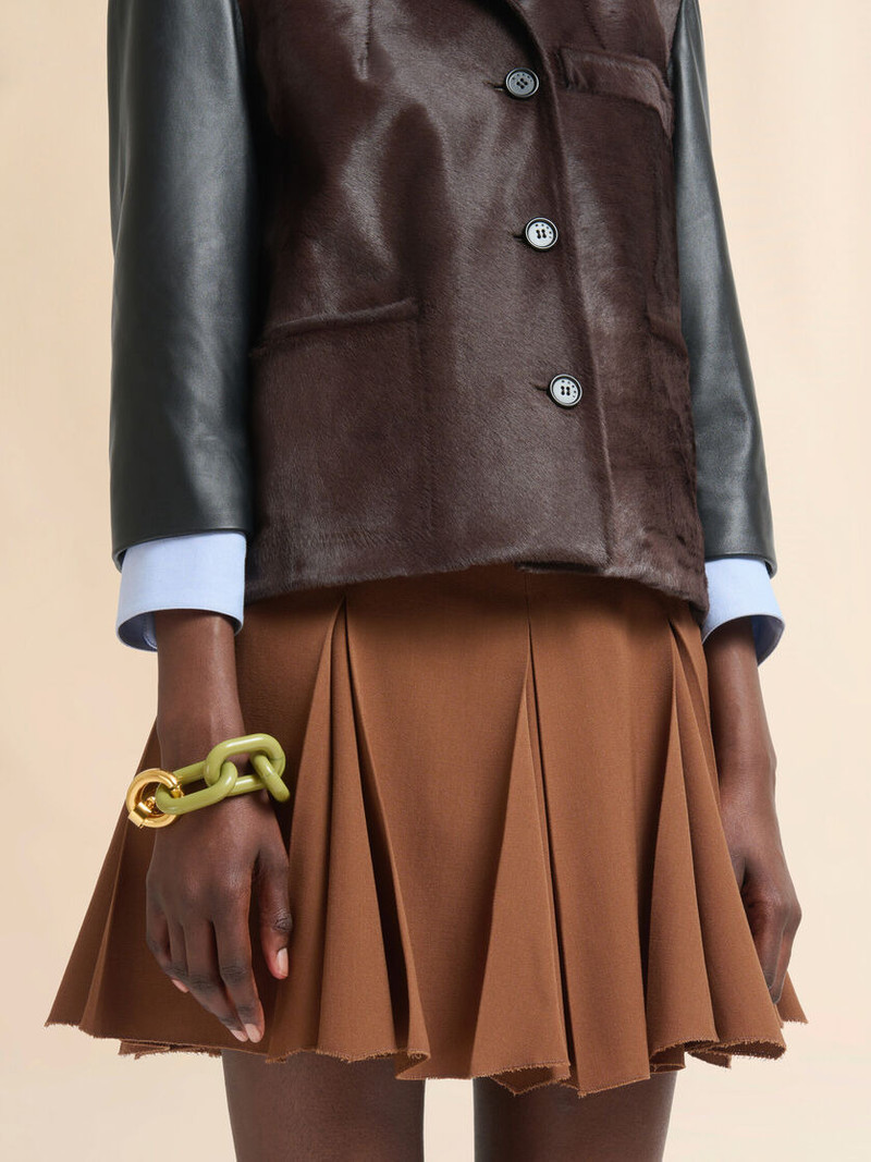 Marni GREEN RESIN CHAIN BRACELET outlook