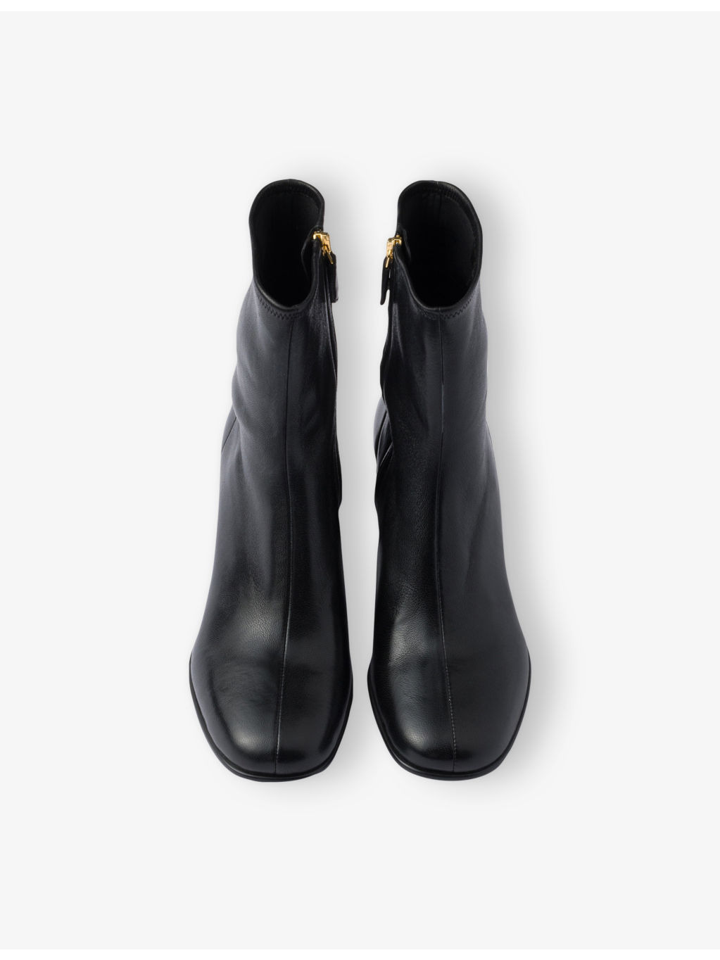 Stretch Nappa Leather Ankle Boots - 2