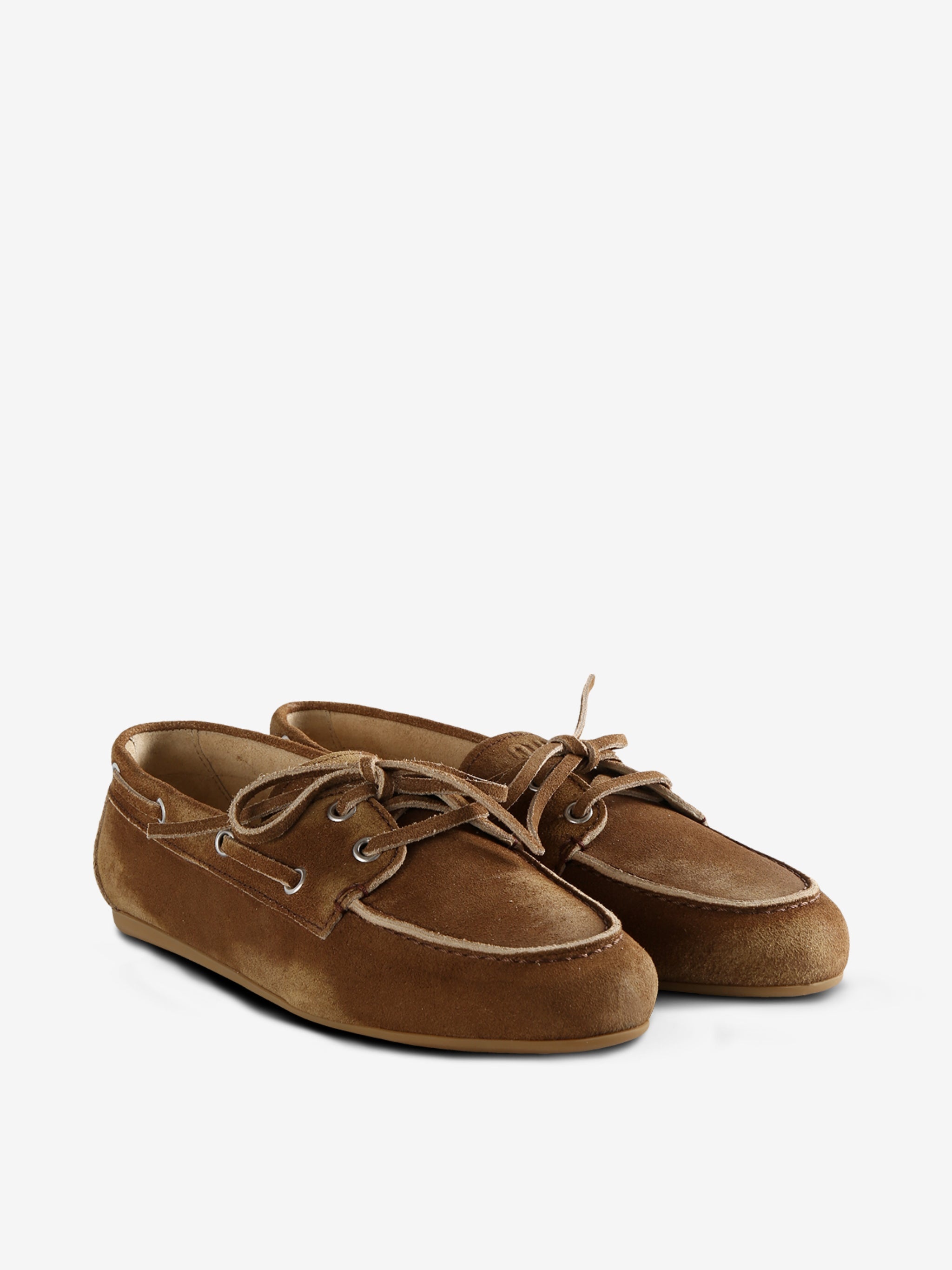 MIU MIU - Women Faded Unlined Suede Loafers - 2