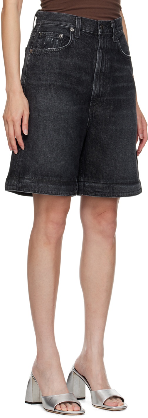 【関税込み】AGOLDE ブラック Risha ジーンズ AGOLDE Black Risha Jeans | REVERSIBLE