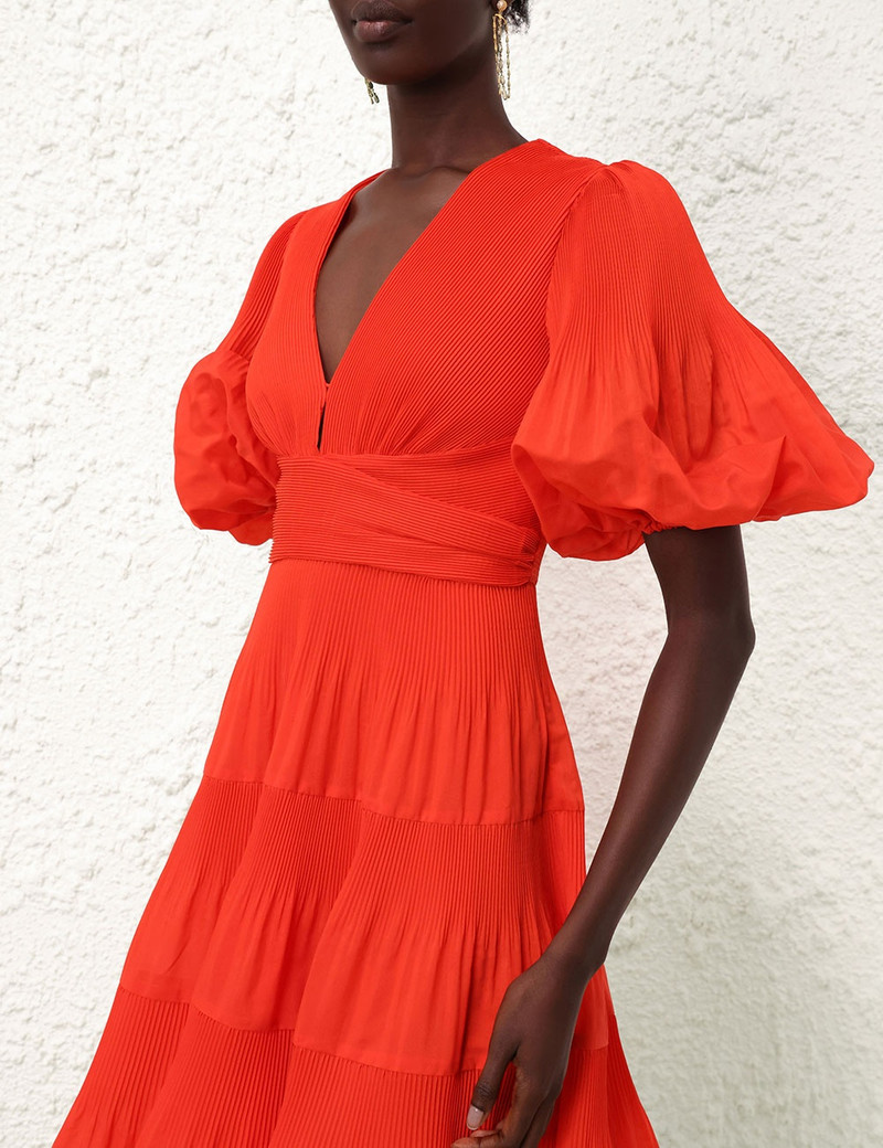 PLEATED MIDI DRESS 5