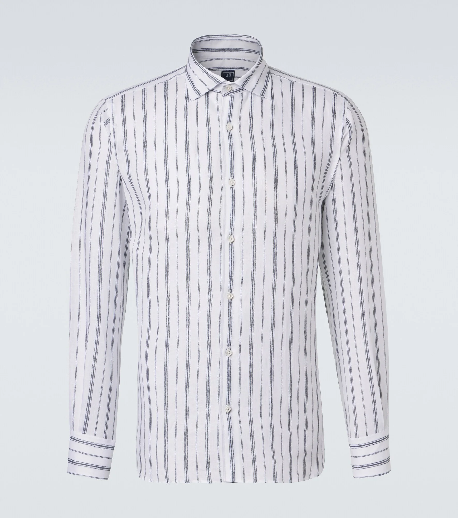 Striped linen shirt - 1