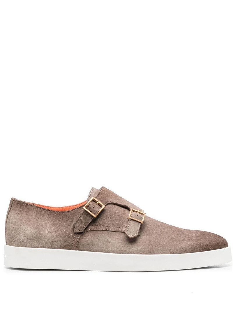 Bankable suede monk shoes 1
