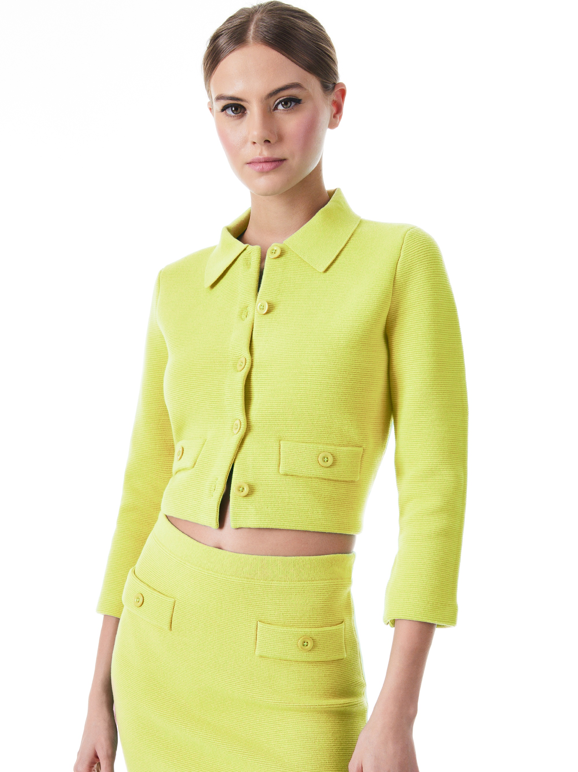 ILA COLLARED KNIT JACKET - 2