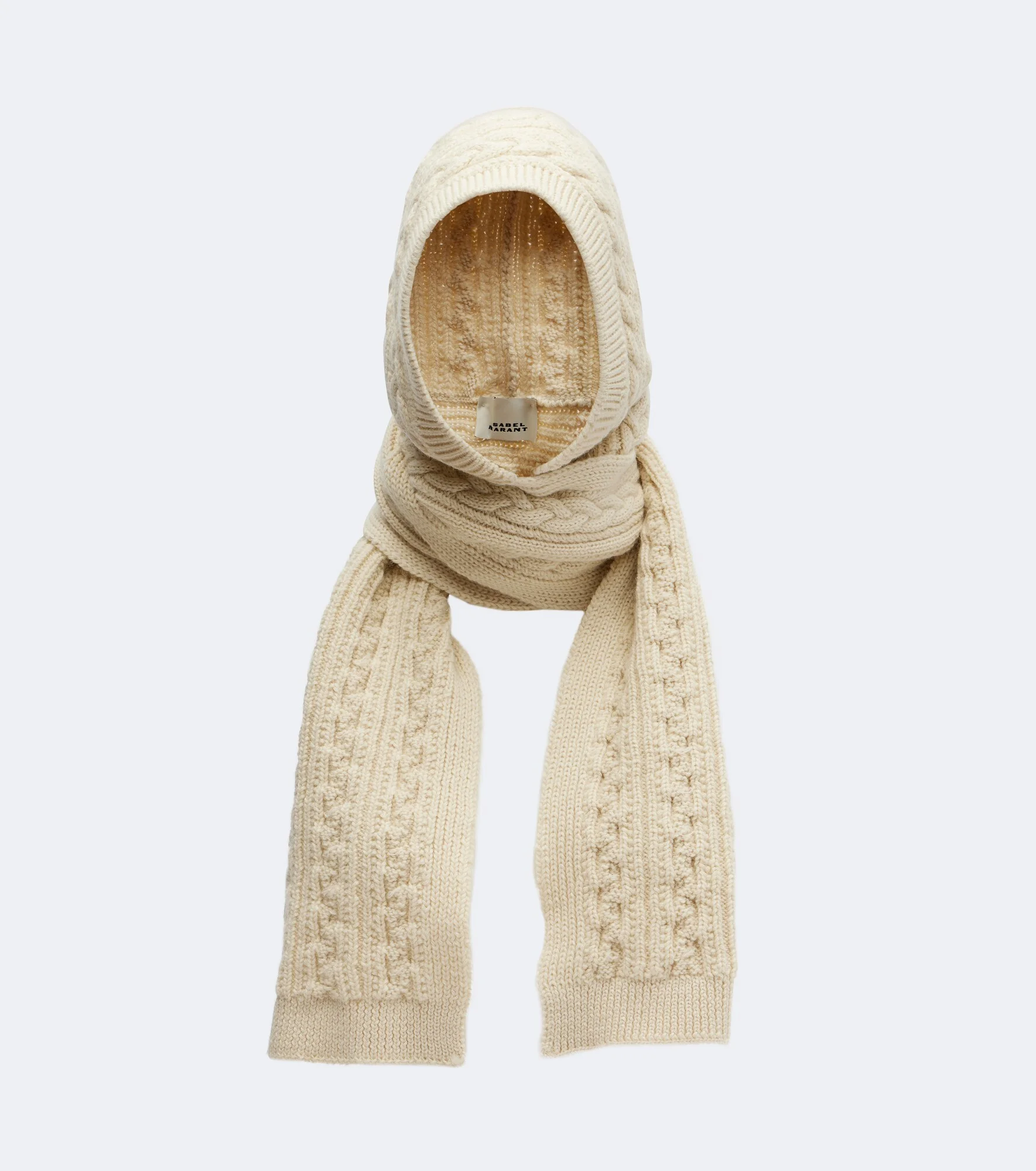 Honorine wool and alpaca scarf - 1