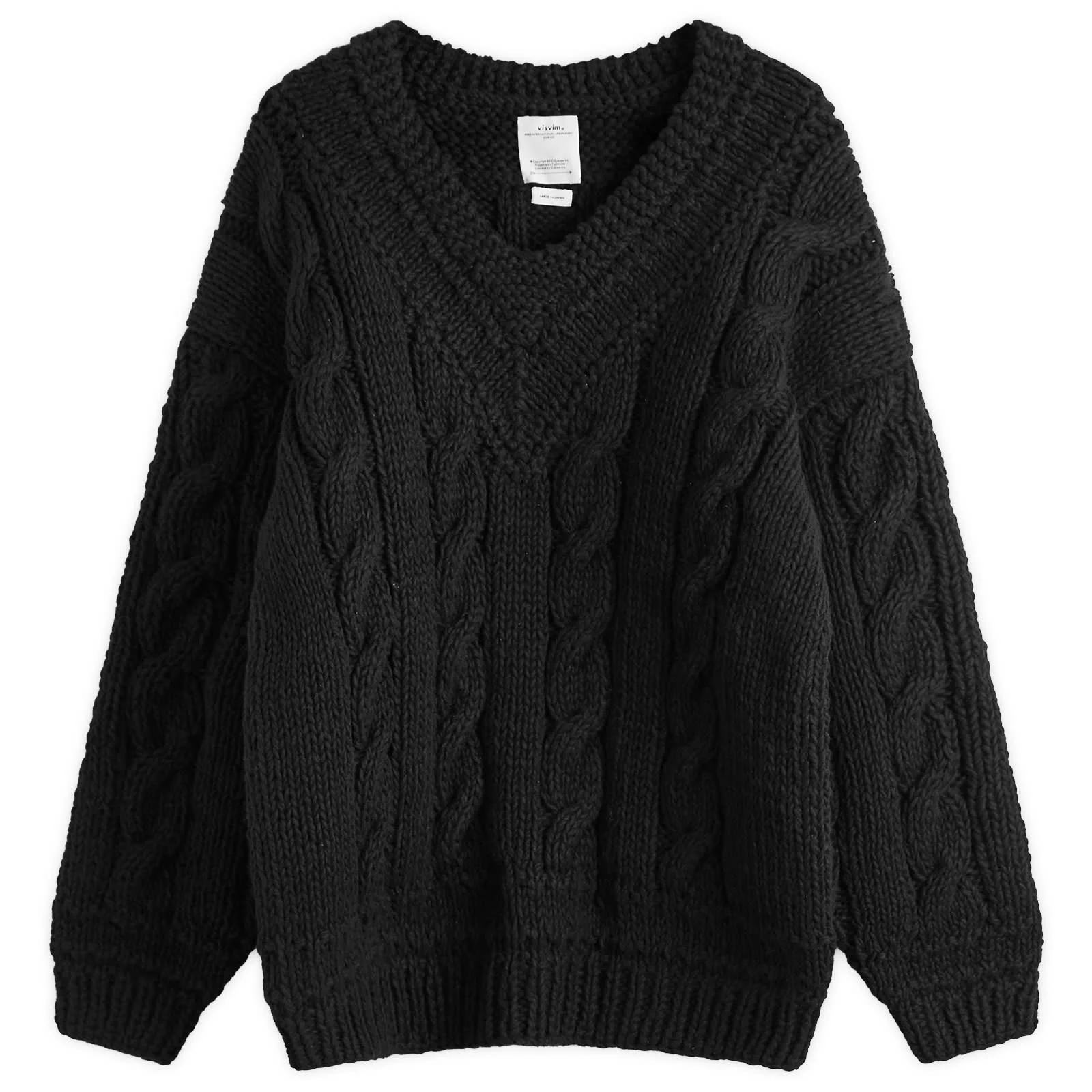 Visvim V-Collegium Hand-Knit Sweater - 1