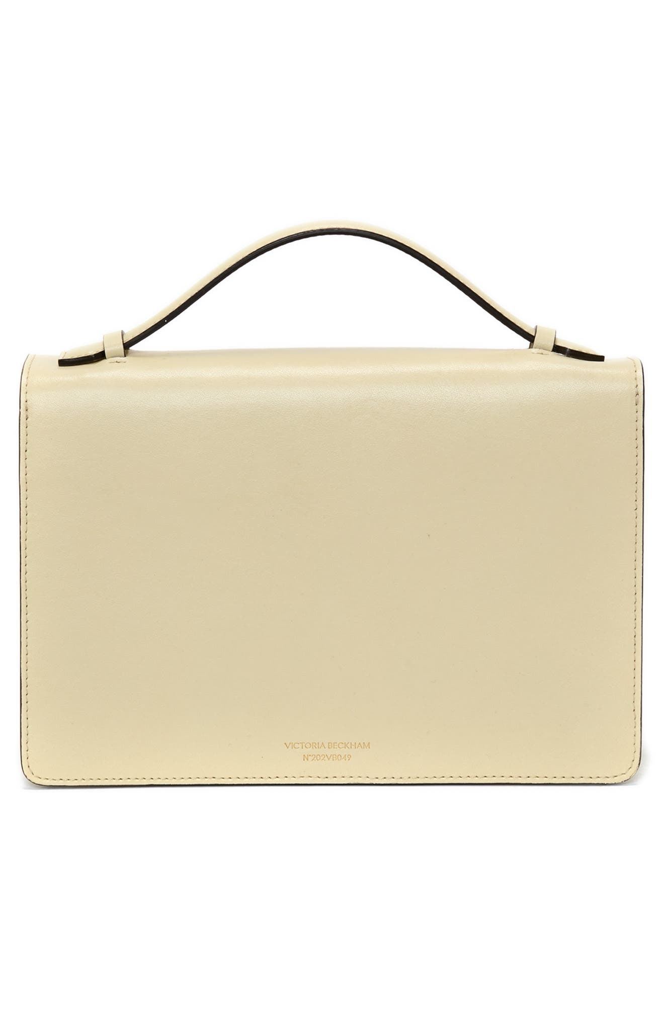 Victoria Beckham Dorian Grained Leather Shoulder Bag in Ivory at Nordstrom - 4