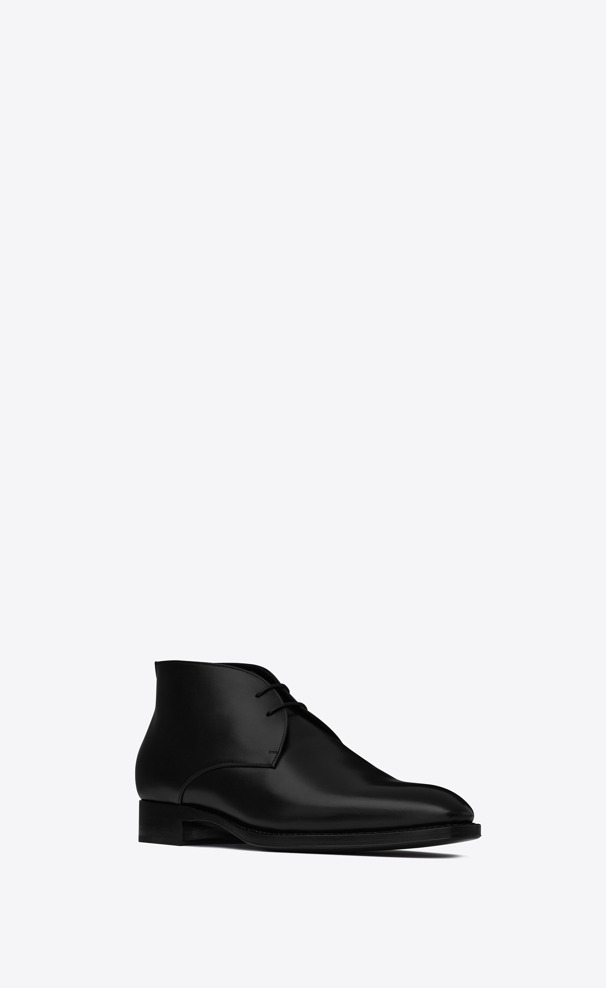 adrien desert boots in smooth leather - 3