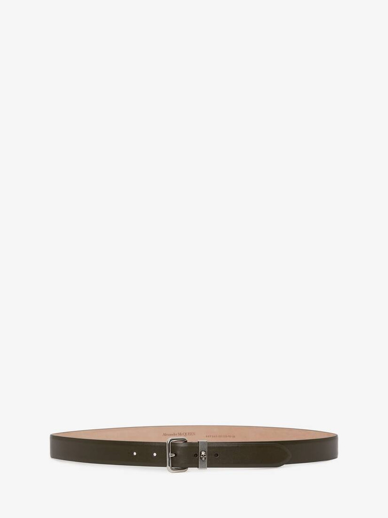 Skull Belt in Khaki 1