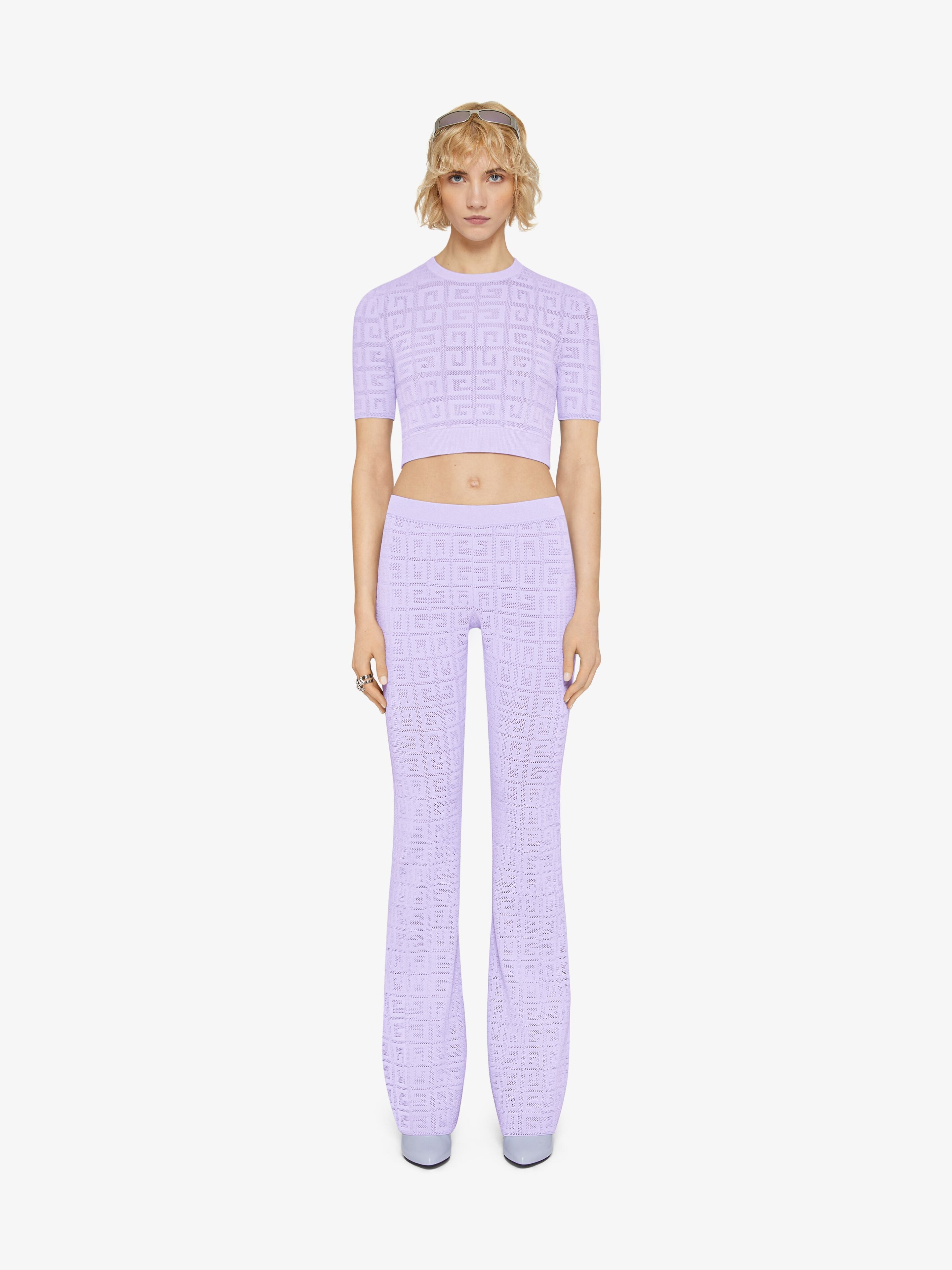 FLARE PANTS IN 4G JACQUARD - 2