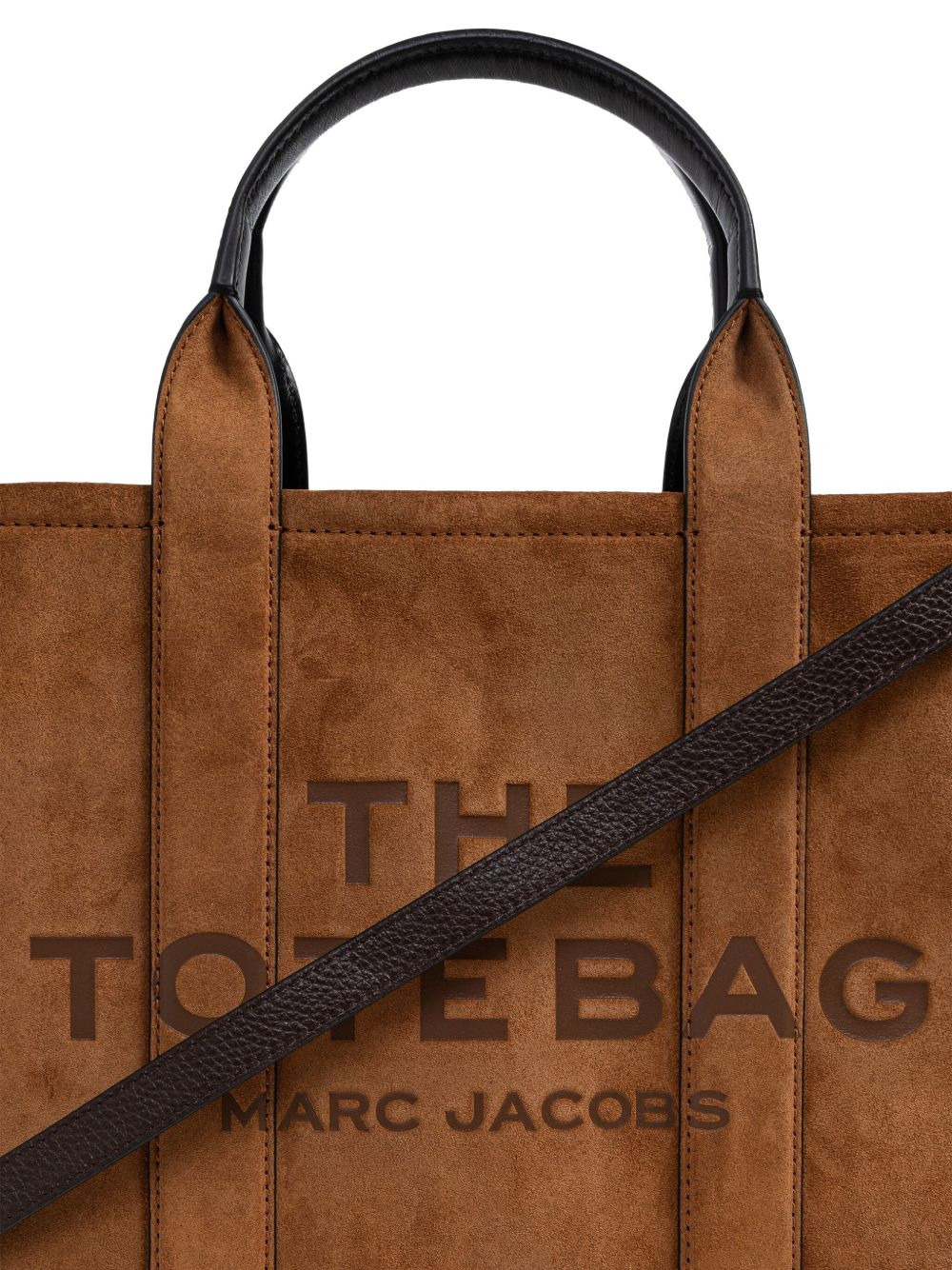 lettering handle tote bag - 5