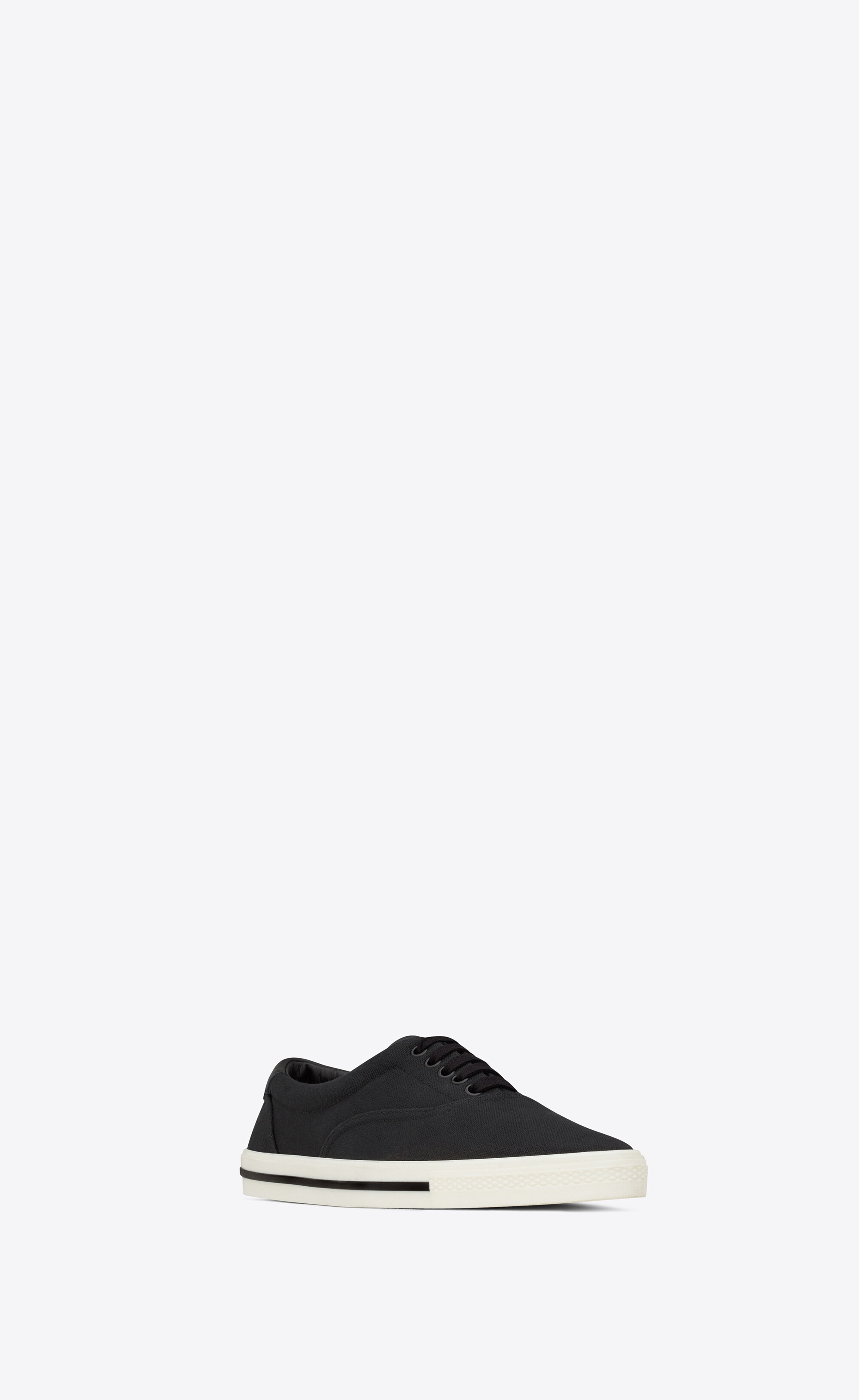 club low top sneakers in canvas and leather - 4