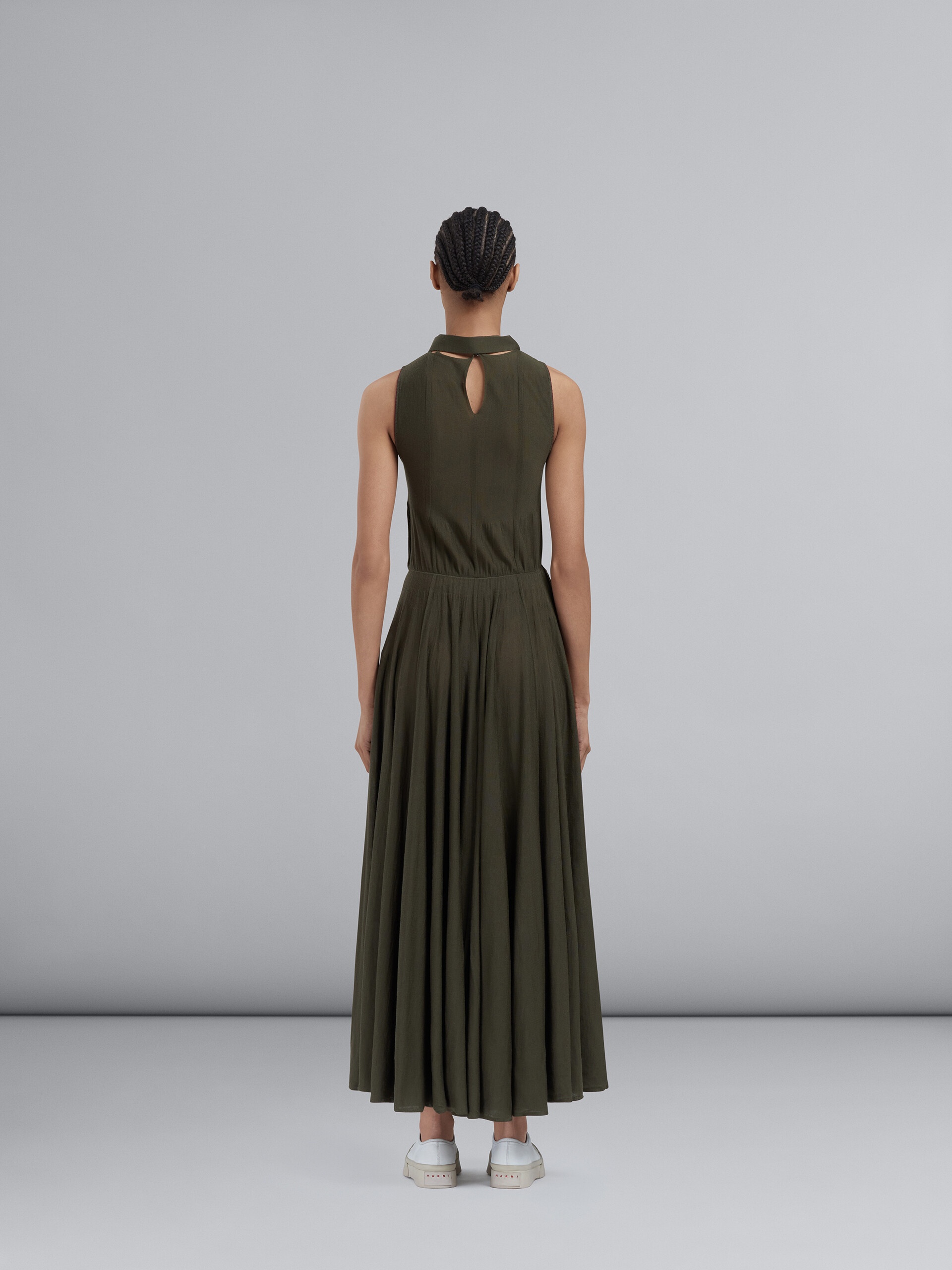 CHIC LIGHT WOOL DRESS - 3
