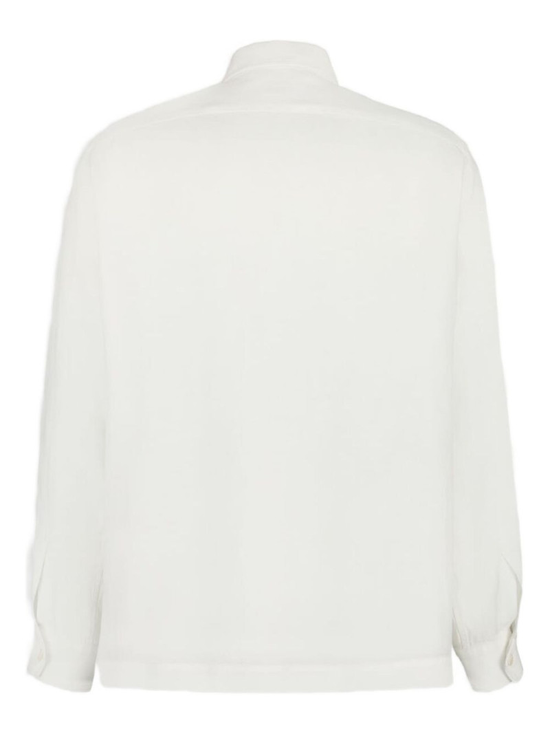 Brunello Cucinelli long-sleeve pocket-detail shirt outlook