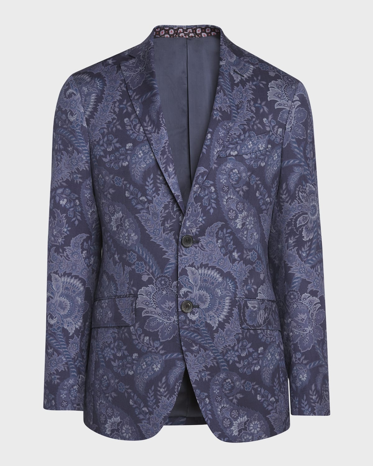 Men's Lightweight Paisley-Print Jacket - 1