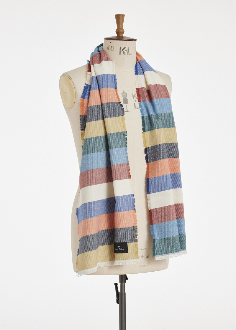 Paul Smith Cotton Stripe Scarf outlook