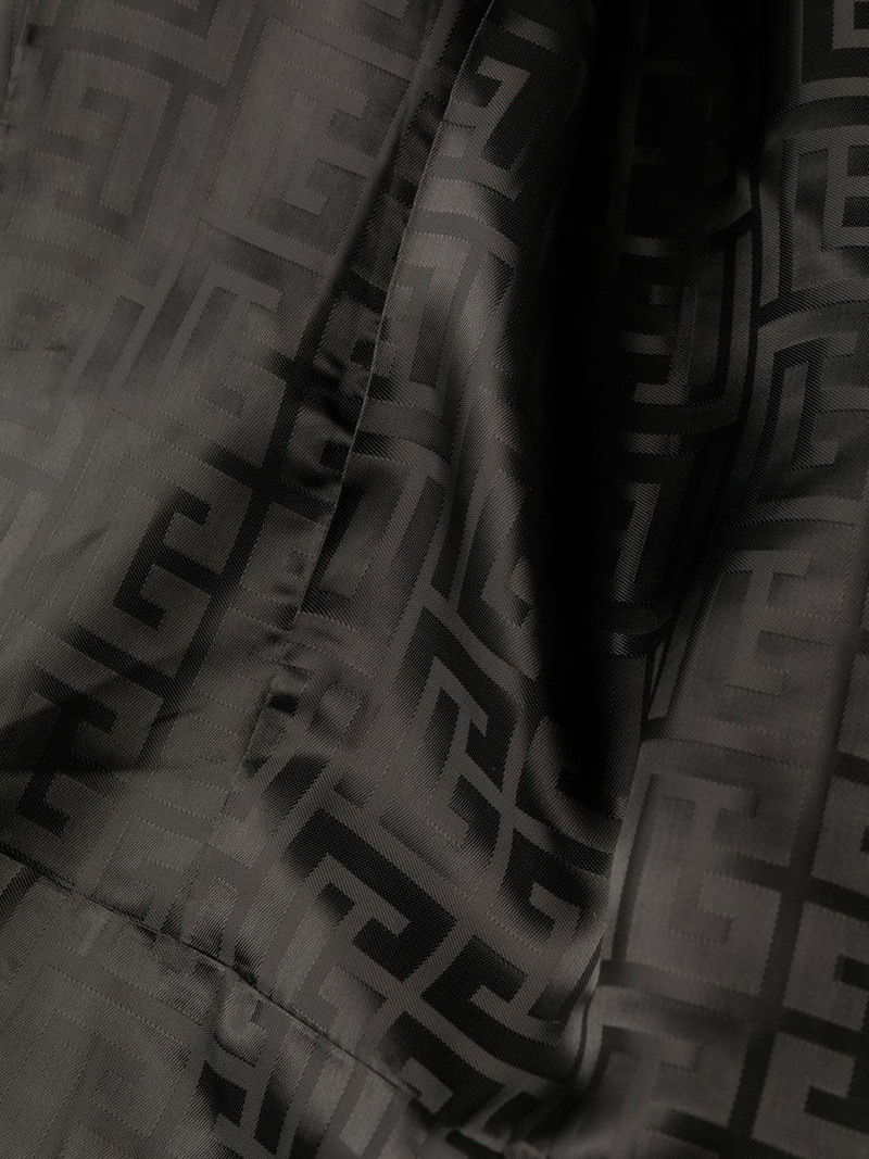 double-breasted cloqué coat 6