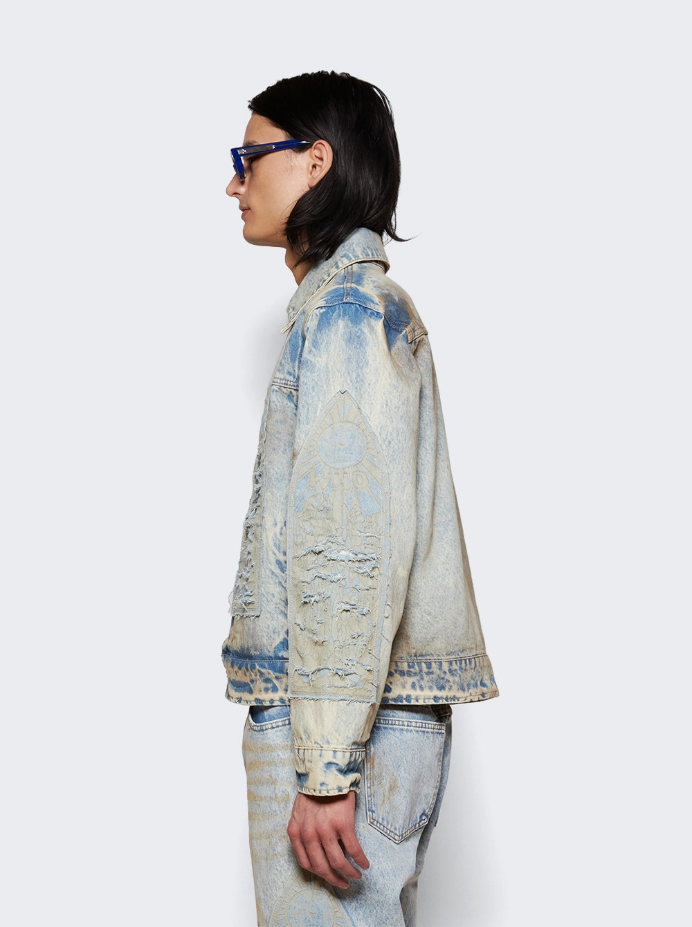 Mechanic Signature Trucker Jacket Denim - 3