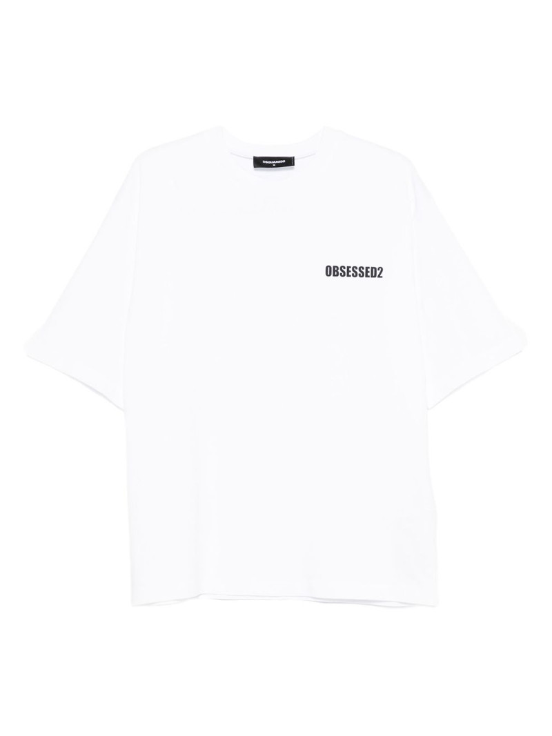 logo-print cotton T-shirt 1