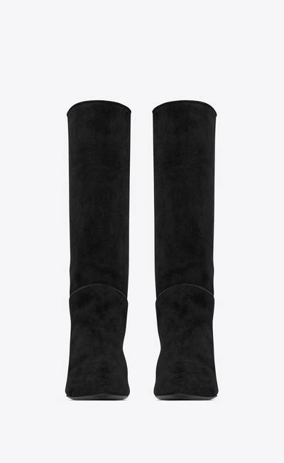 SAINT LAURENT tracy boots in suede outlook