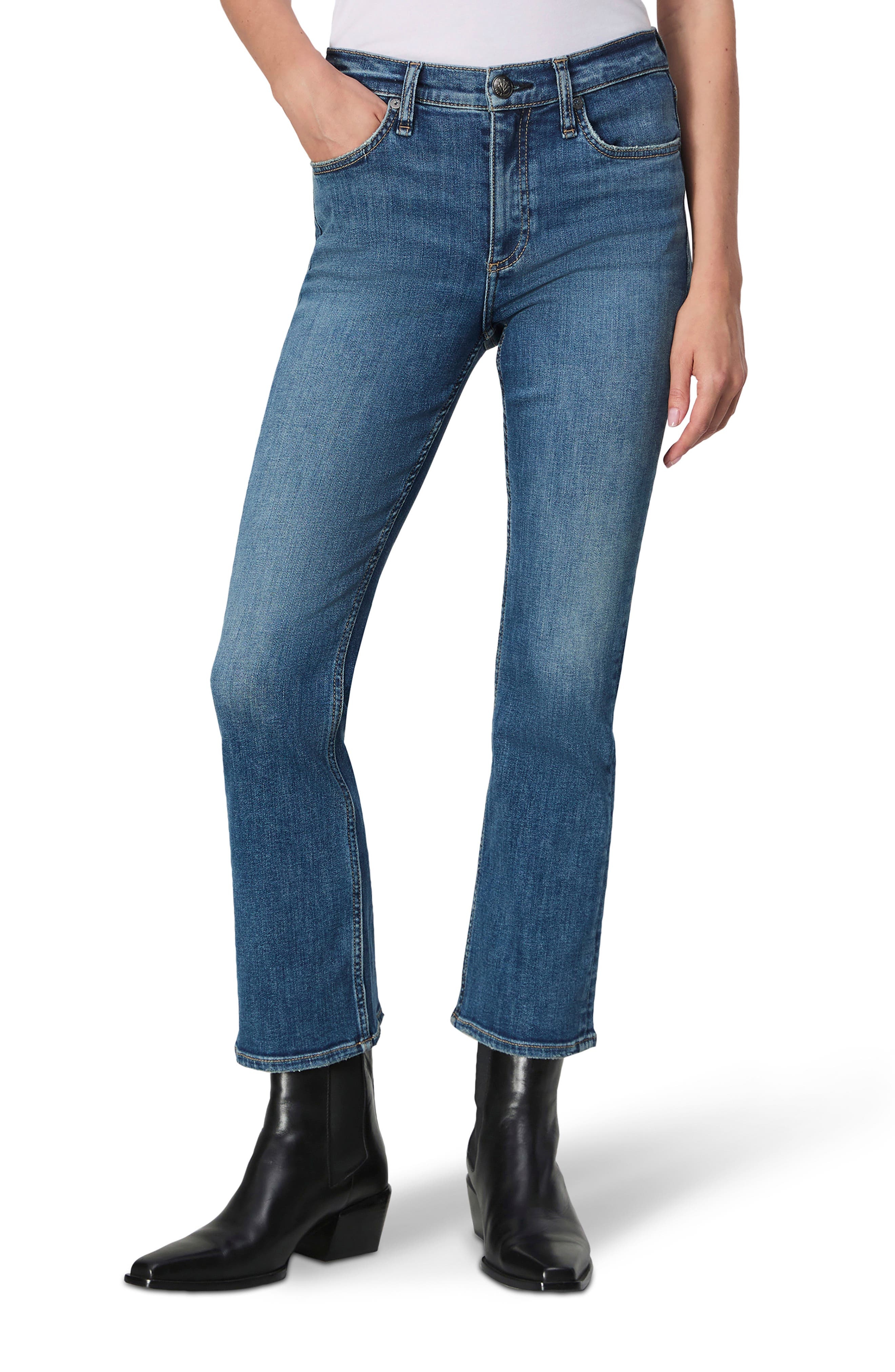 rag & bone Flexi Peyton Mid Rise Ankle Bootcut Jeans in Willow at Nordstrom - 1