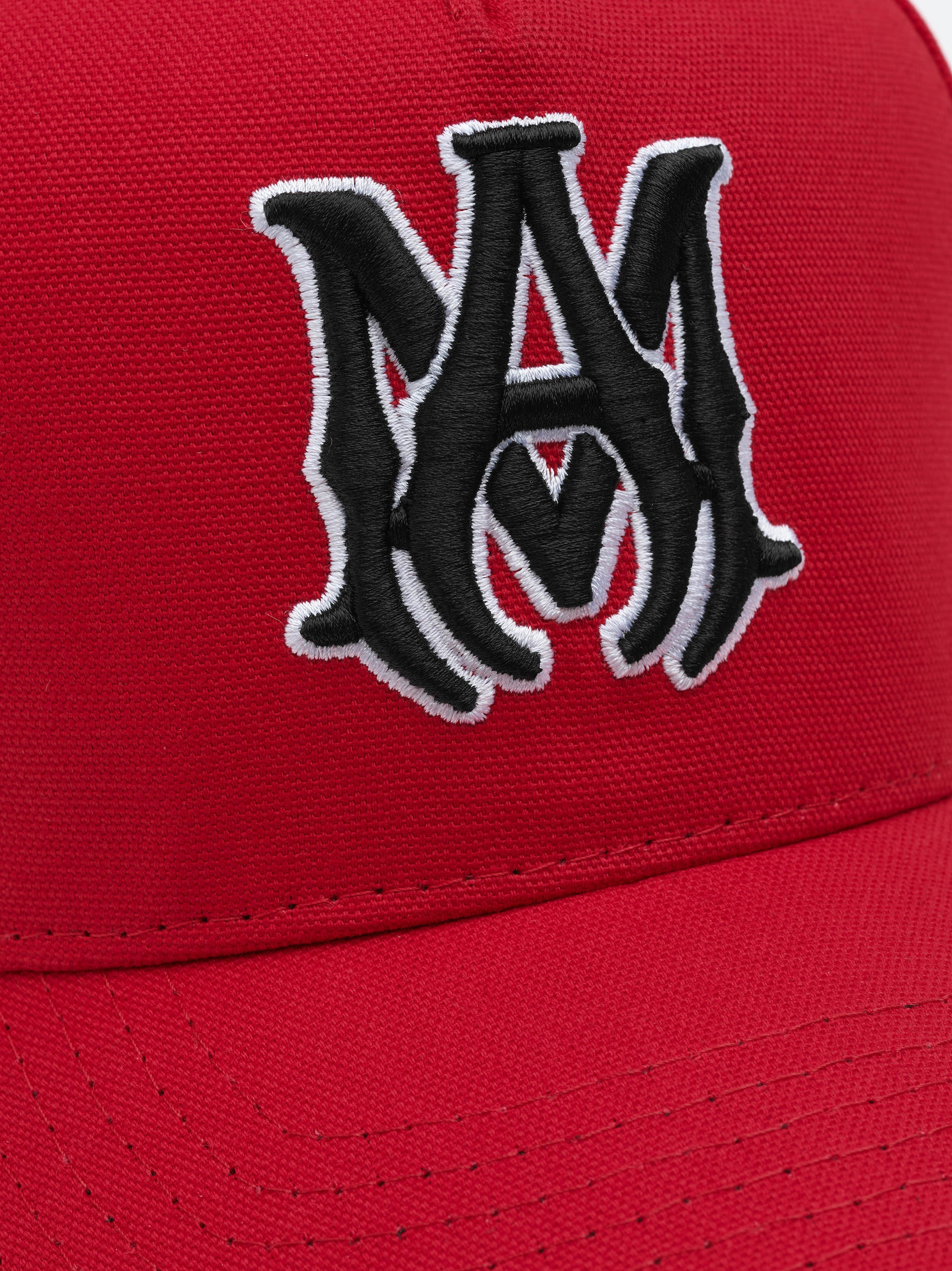 XO FULL CANVAS HAT- RED/BLACK - 4